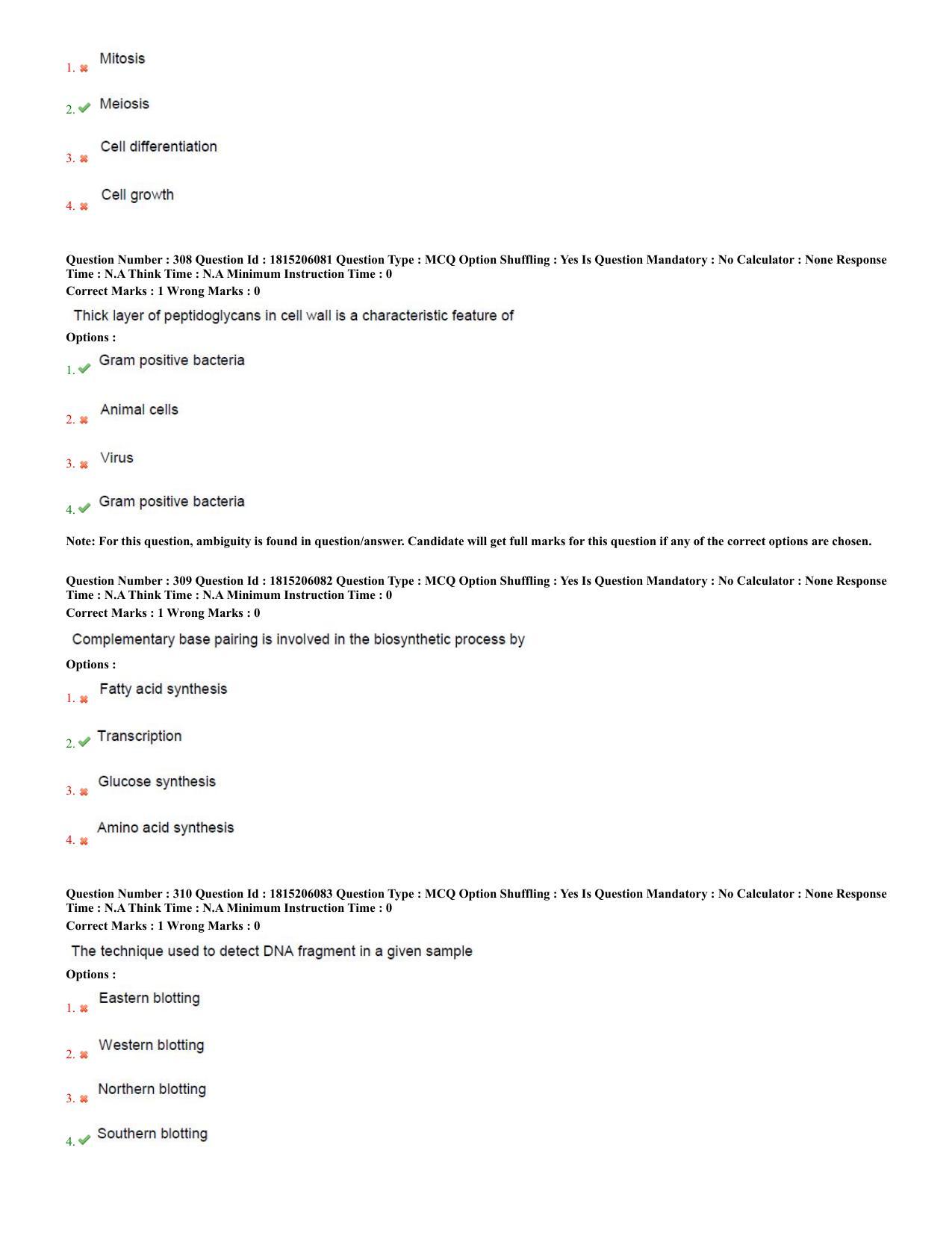 TS CPGET 2023 M Sc BiochemistryEnvironmentalScienceForensicScienceGeneticsandMicrobiolo (Shift 2) Question Paper with Answer Key - Page 116