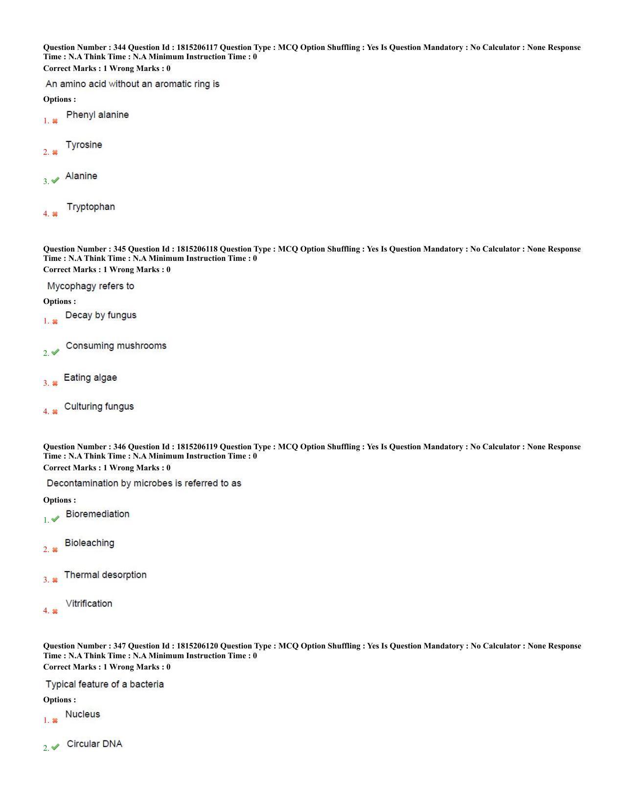 TS CPGET 2023 M Sc BiochemistryEnvironmentalScienceForensicScienceGeneticsandMicrobiolo (Shift 2) Question Paper with Answer Key - Page 126