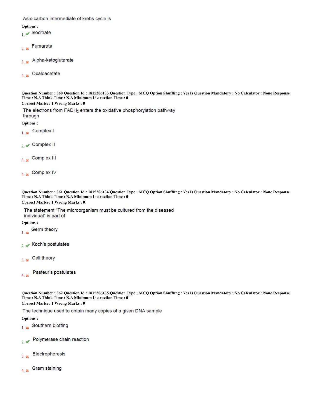 TS CPGET 2023 M Sc BiochemistryEnvironmentalScienceForensicScienceGeneticsandMicrobiolo (Shift 2) Question Paper with Answer Key - Page 130