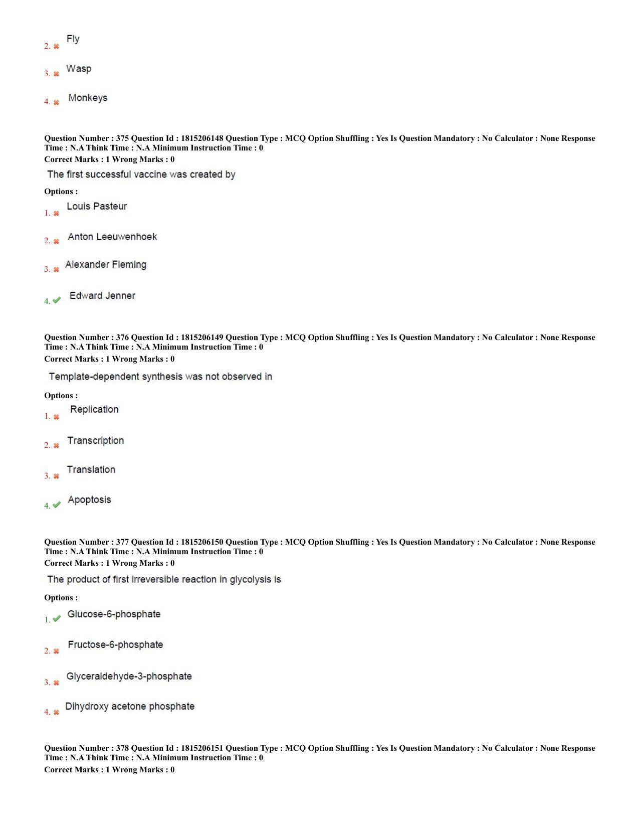 TS CPGET 2023 M Sc BiochemistryEnvironmentalScienceForensicScienceGeneticsandMicrobiolo (Shift 2) Question Paper with Answer Key - Page 134