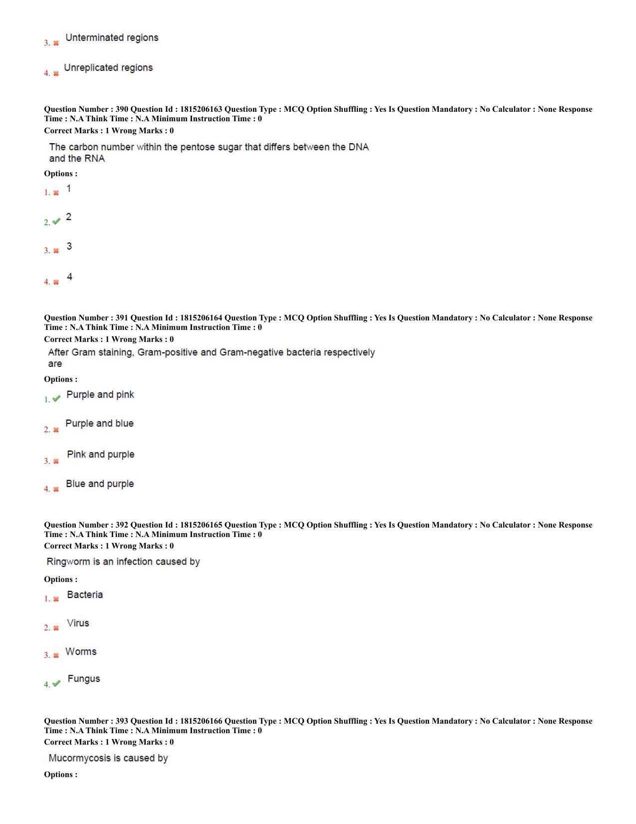 TS CPGET 2023 M Sc BiochemistryEnvironmentalScienceForensicScienceGeneticsandMicrobiolo (Shift 2) Question Paper with Answer Key - Page 138