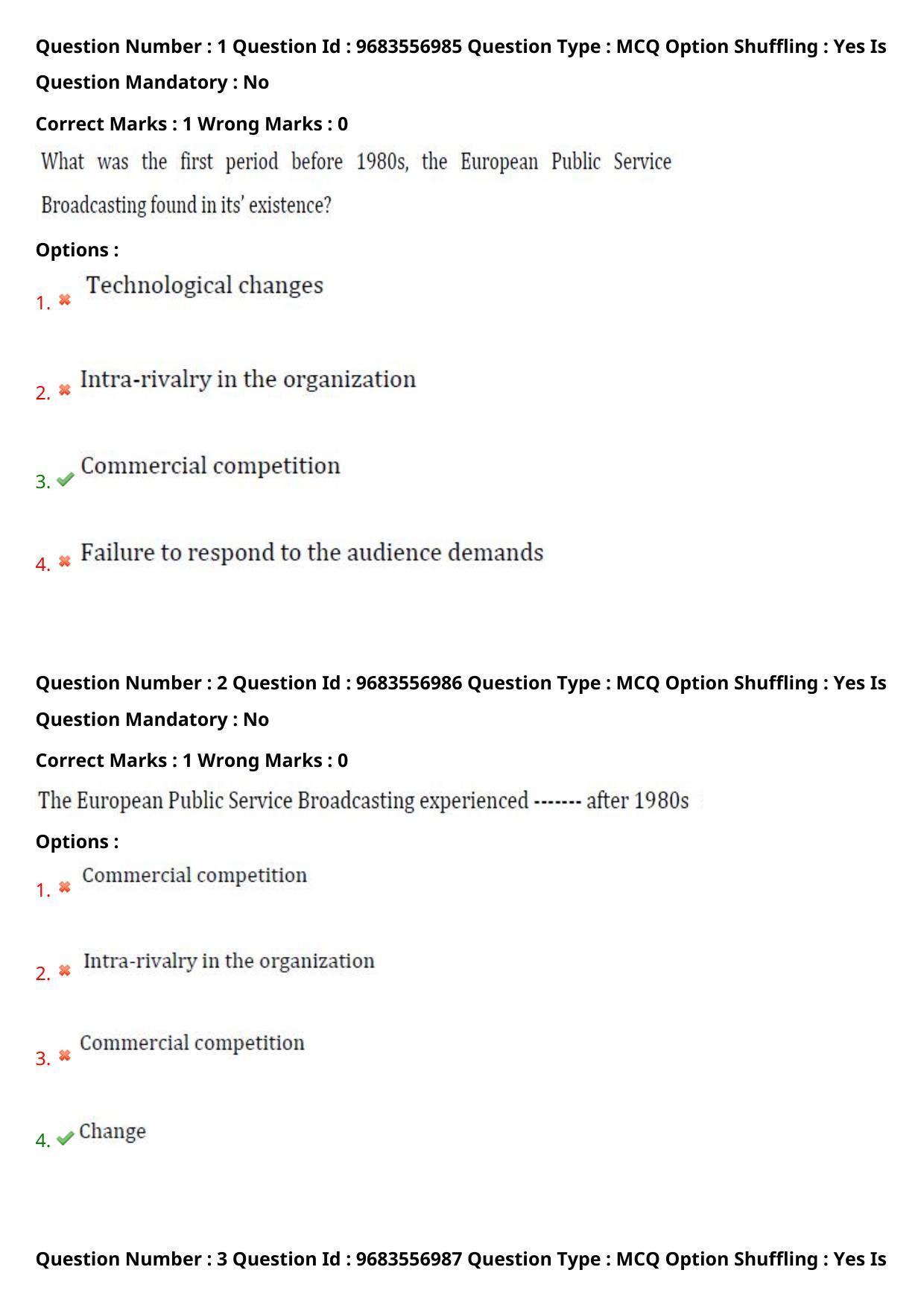 TS CPGET 2021 M.A. Journalism and Mass Communication  (Shift 3) Question Paper with Answer Key - Page 4