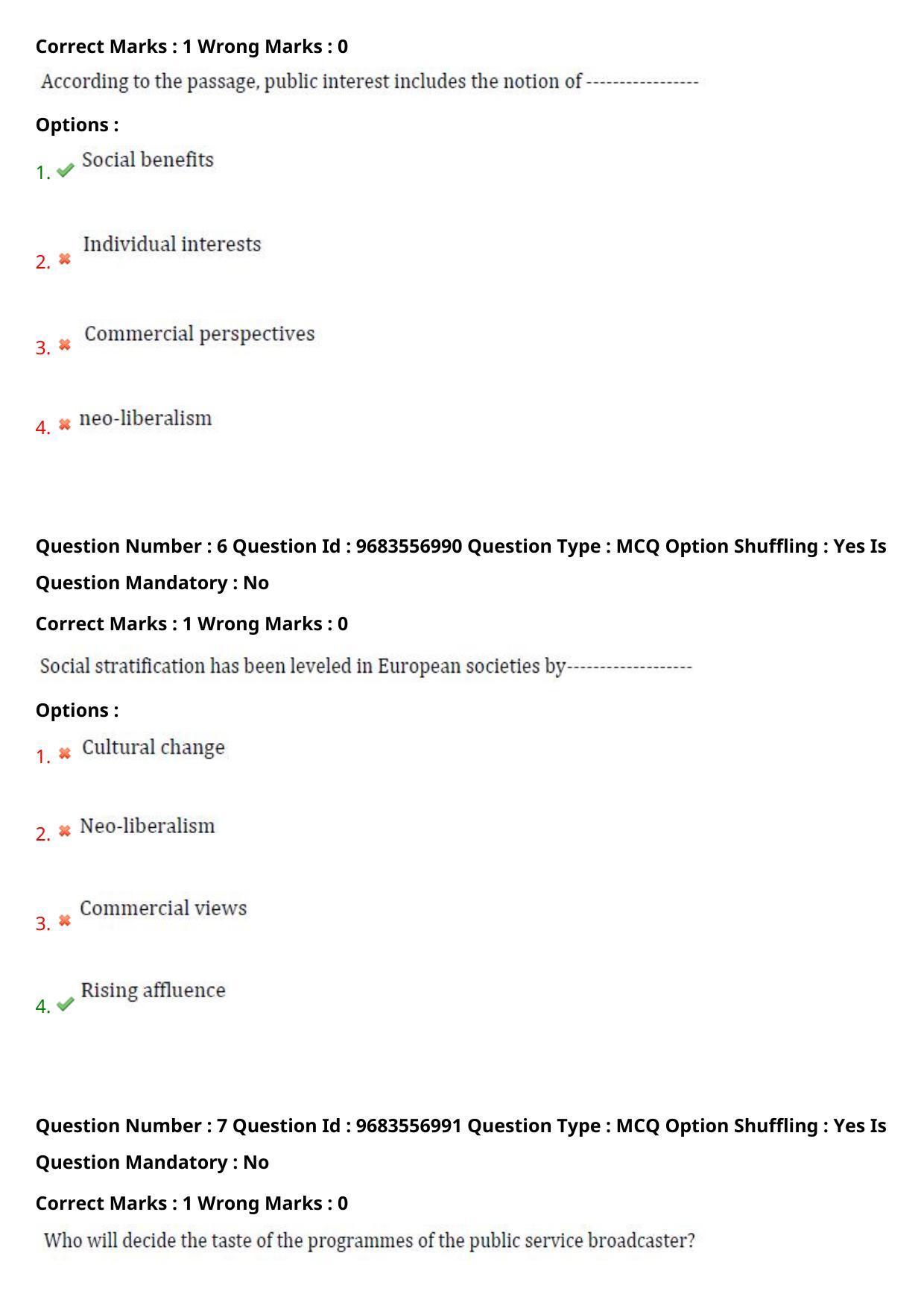 TS CPGET 2021 M.A. Journalism and Mass Communication  (Shift 3) Question Paper with Answer Key - Page 6