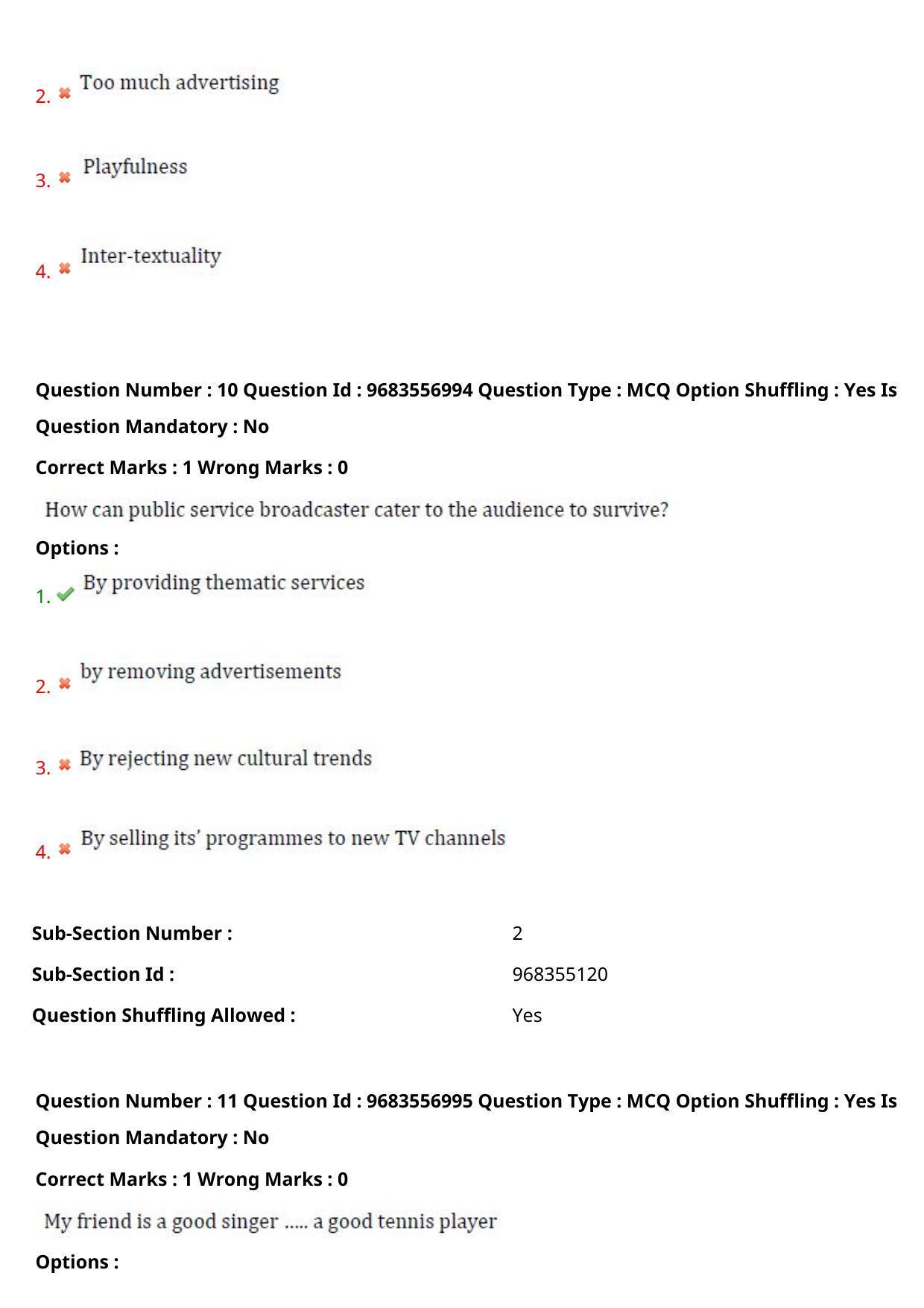 TS CPGET 2021 M.A. Journalism and Mass Communication  (Shift 3) Question Paper with Answer Key - Page 8