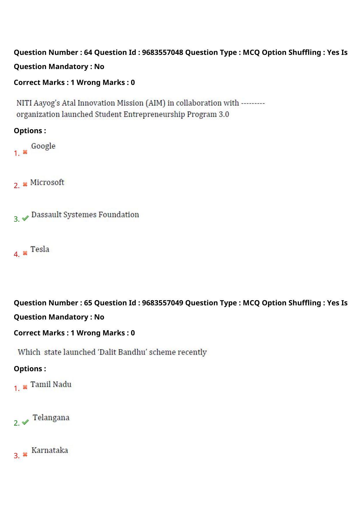 TS CPGET 2021 M.A. Journalism and Mass Communication  (Shift 3) Question Paper with Answer Key - Page 36
