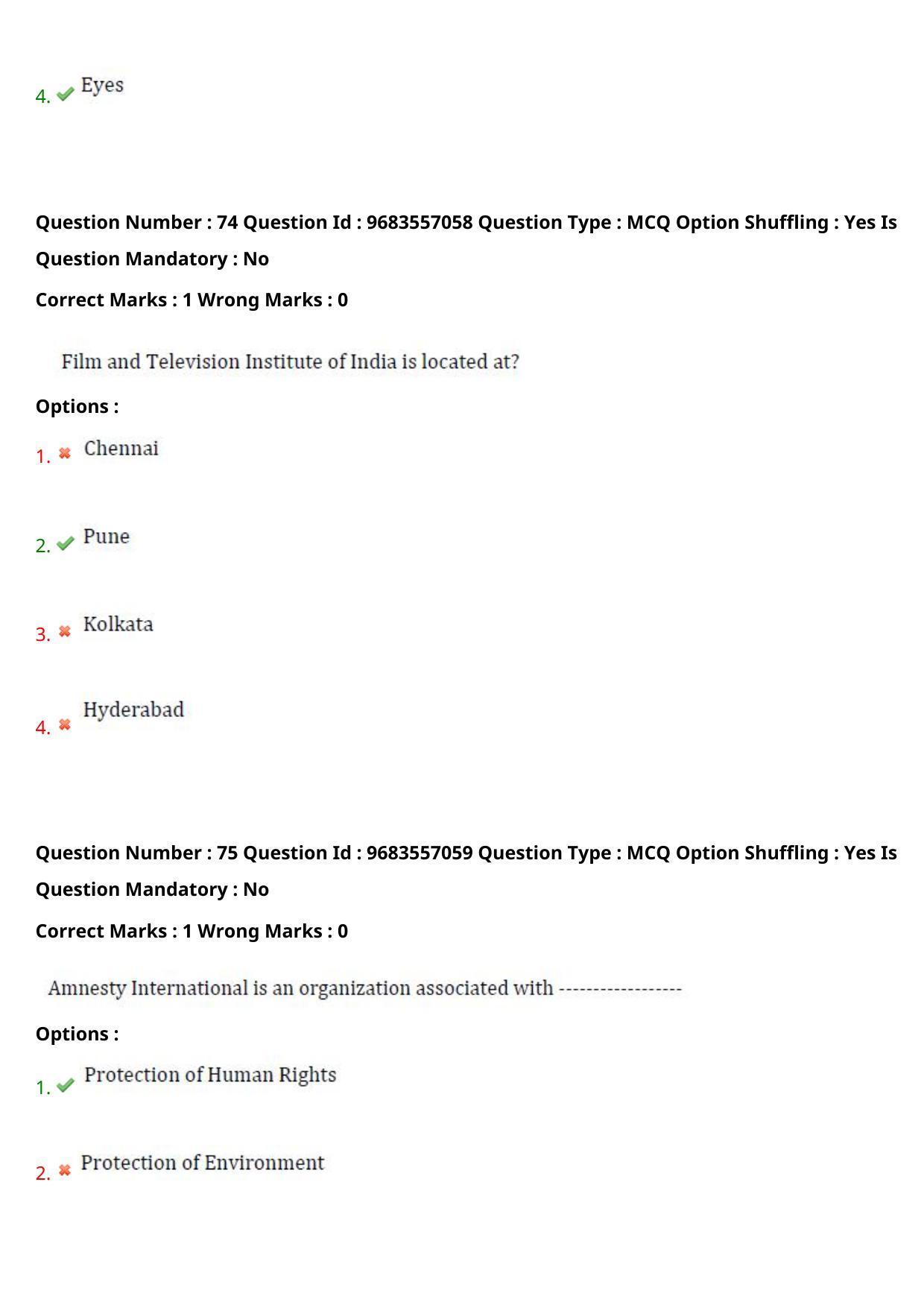 TS CPGET 2021 M.A. Journalism and Mass Communication  (Shift 3) Question Paper with Answer Key - Page 41