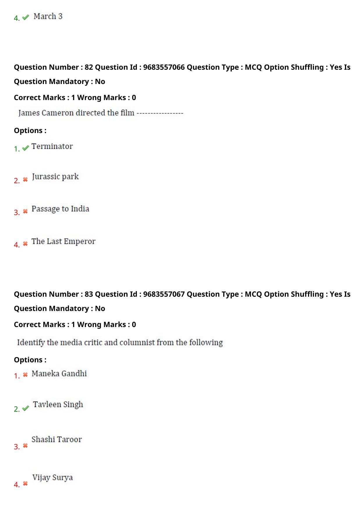 TS CPGET 2021 M.A. Journalism and Mass Communication  (Shift 3) Question Paper with Answer Key - Page 45