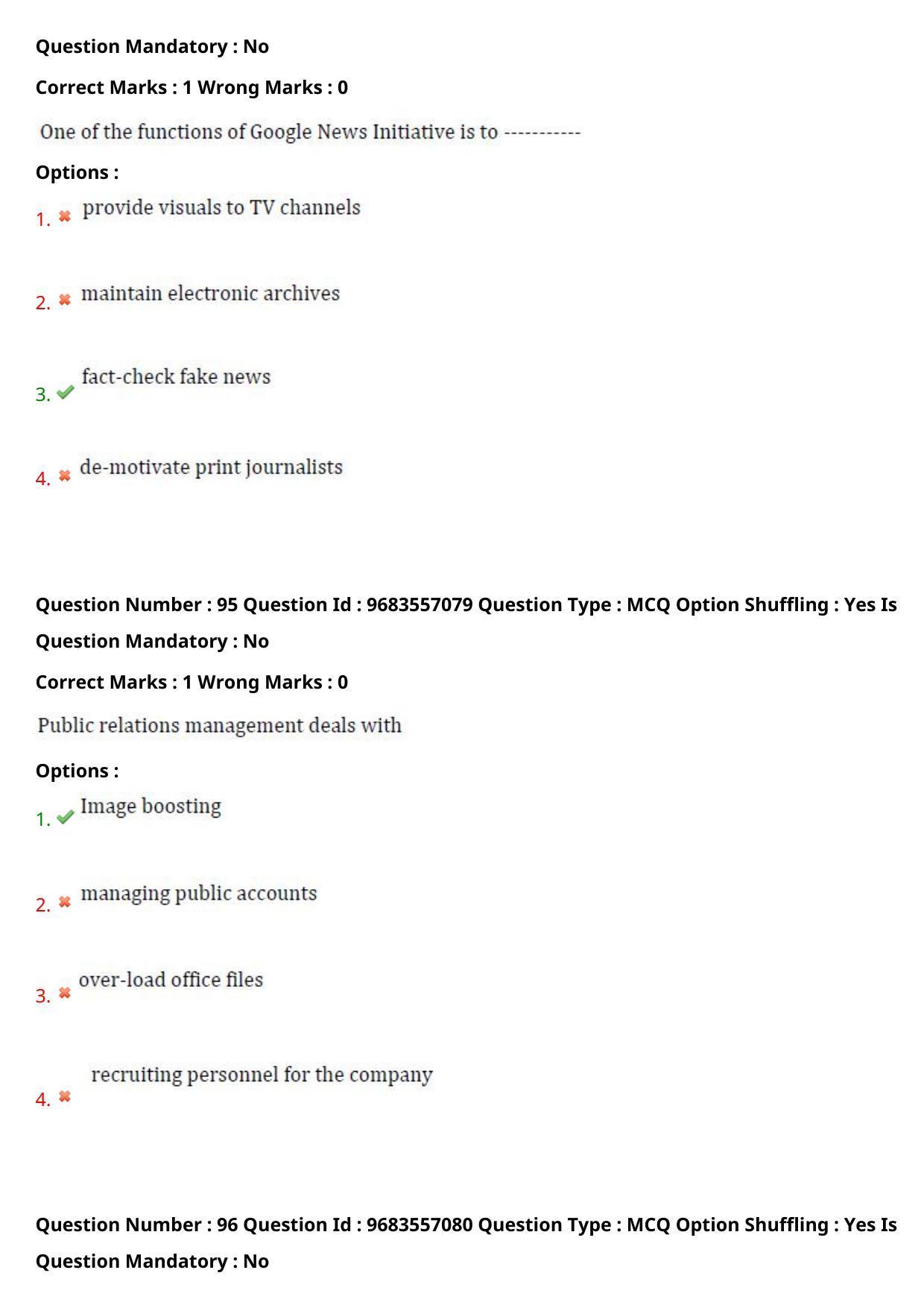 TS CPGET 2021 M.A. Journalism and Mass Communication  (Shift 3) Question Paper with Answer Key - Page 51