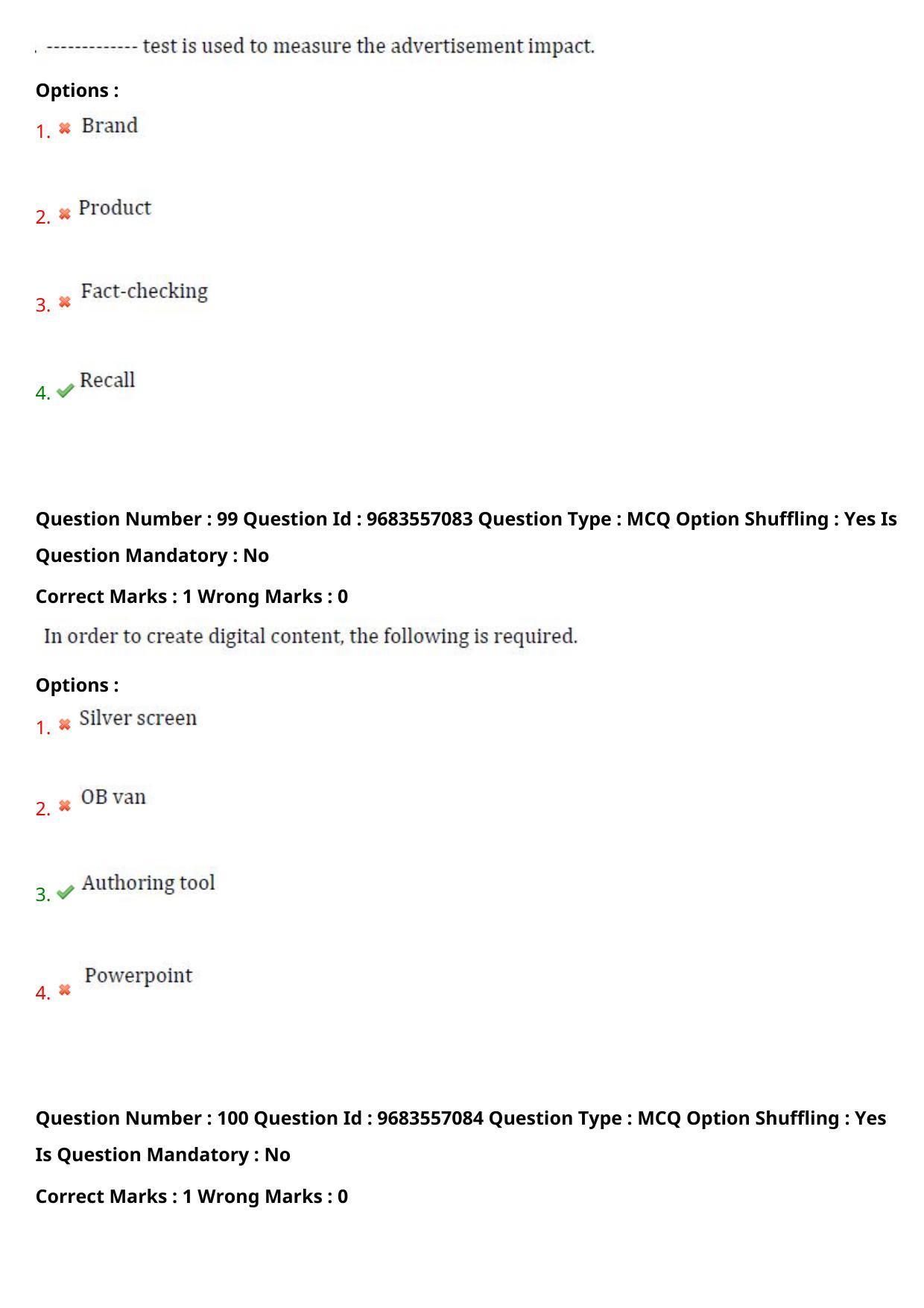 TS CPGET 2021 M.A. Journalism and Mass Communication  (Shift 3) Question Paper with Answer Key - Page 53