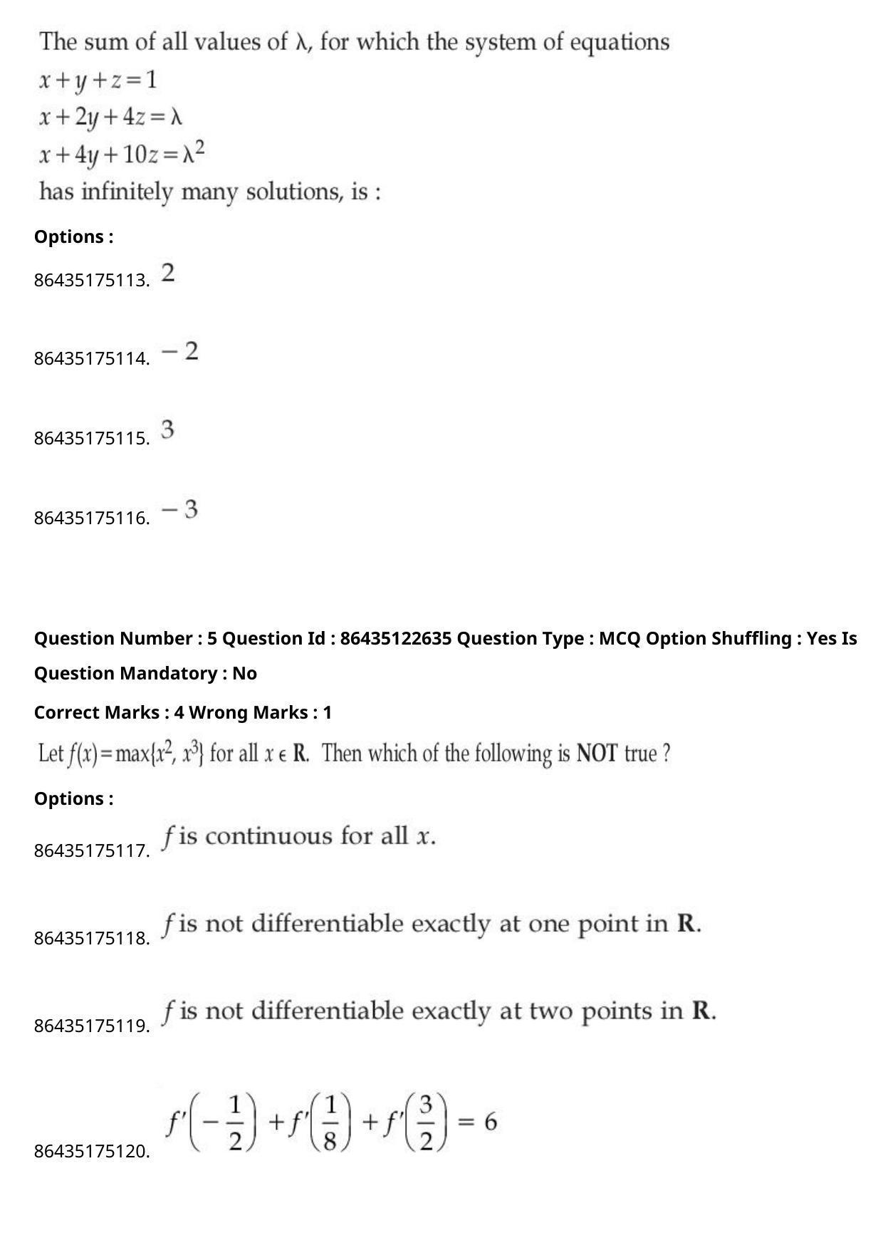 JEE Mains 2021: B Arch & B Planning English (Shift 2) 02-09-2021 Question Paper - Page 4