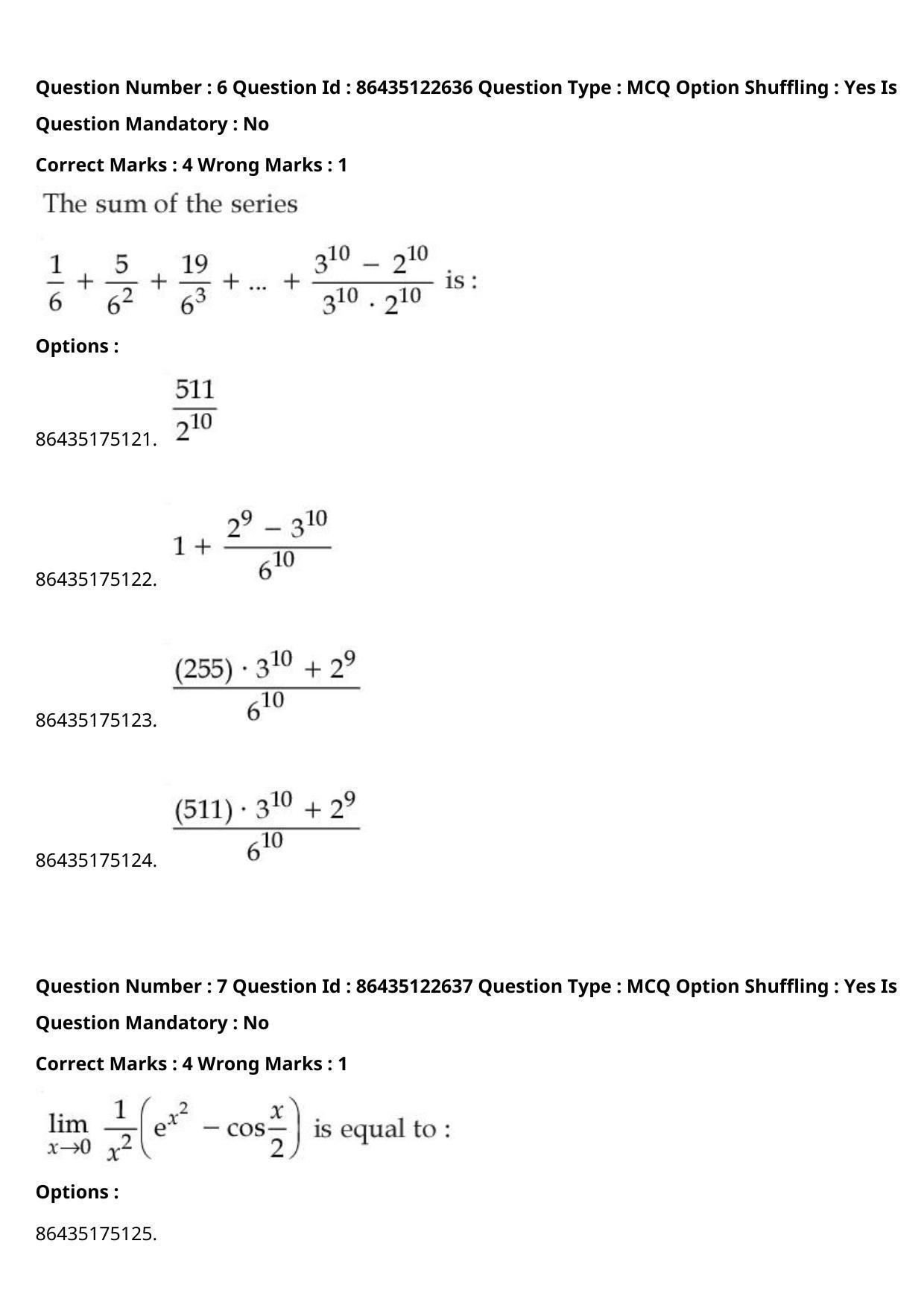 JEE Mains 2021: B Arch & B Planning English (Shift 2) 02-09-2021 Question Paper - Page 5