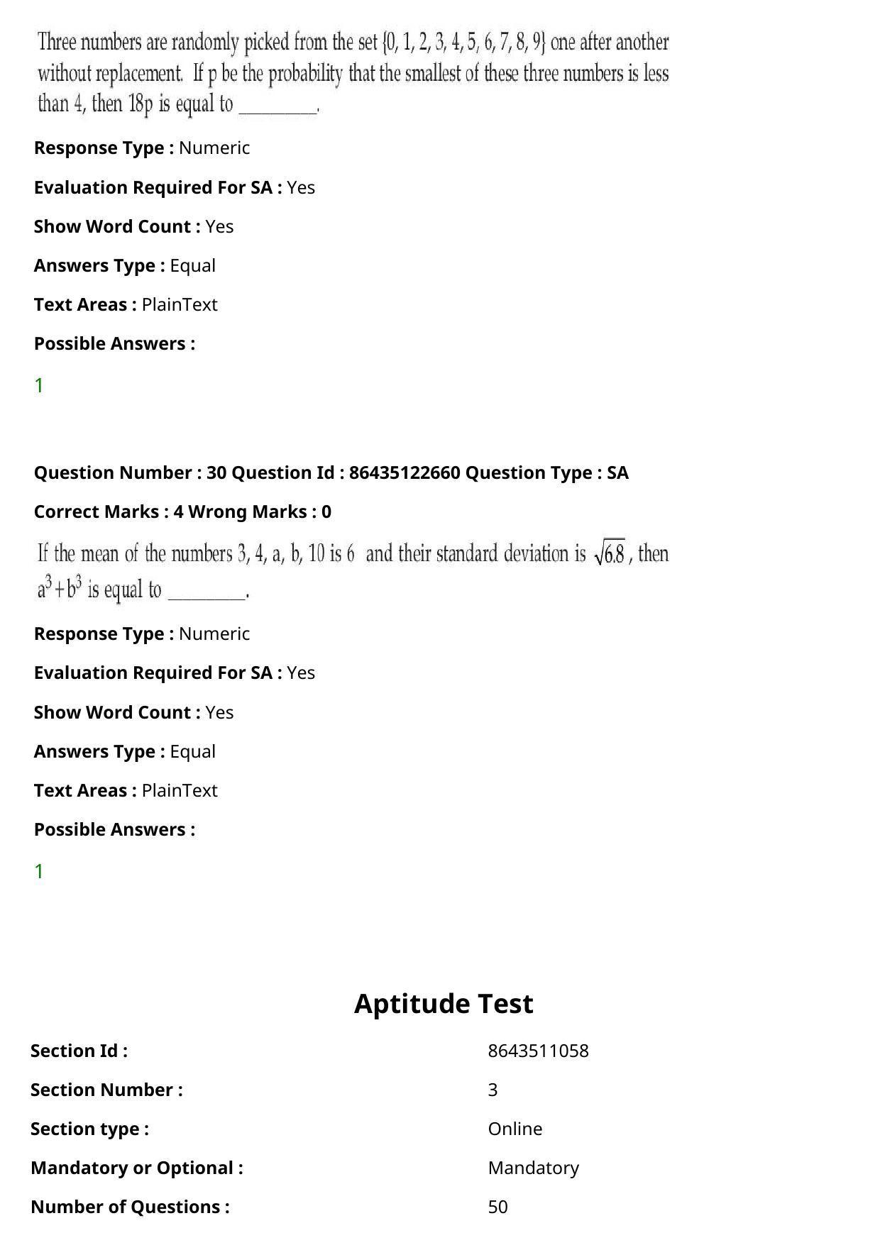 JEE Mains 2021: B Arch & B Planning English (Shift 2) 02-09-2021 Question Paper - Page 18