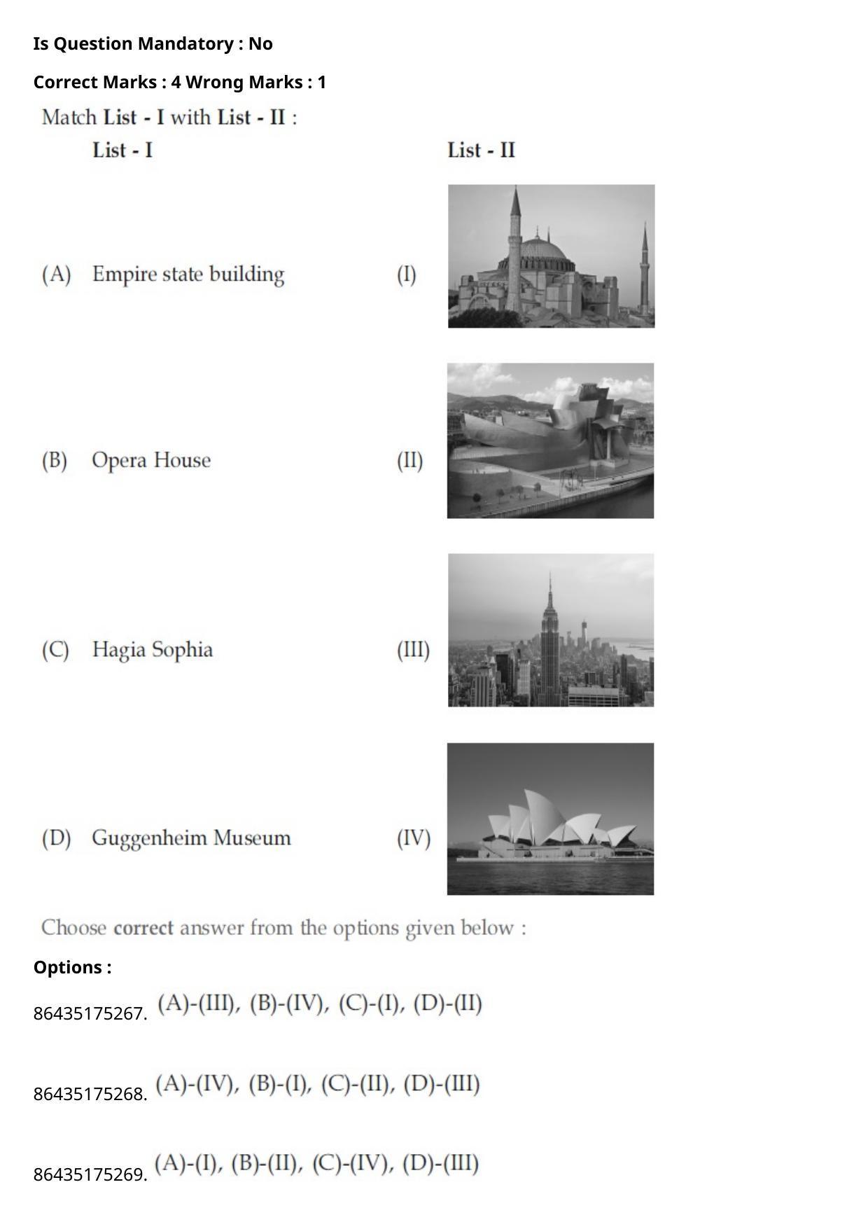 JEE Mains 2021: B Arch & B Planning English (Shift 2) 02-09-2021 Question Paper - Page 30