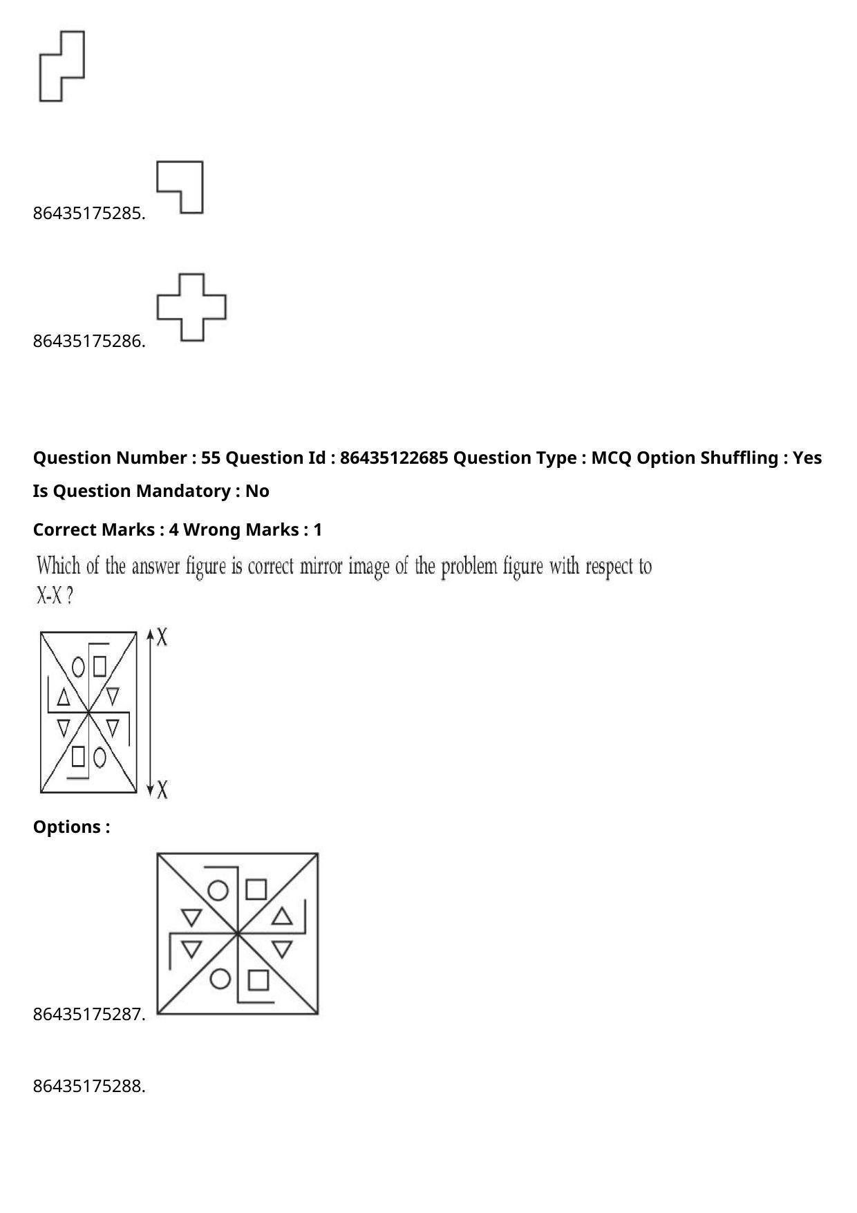 JEE Mains 2021: B Arch & B Planning English (Shift 2) 02-09-2021 Question Paper - Page 35