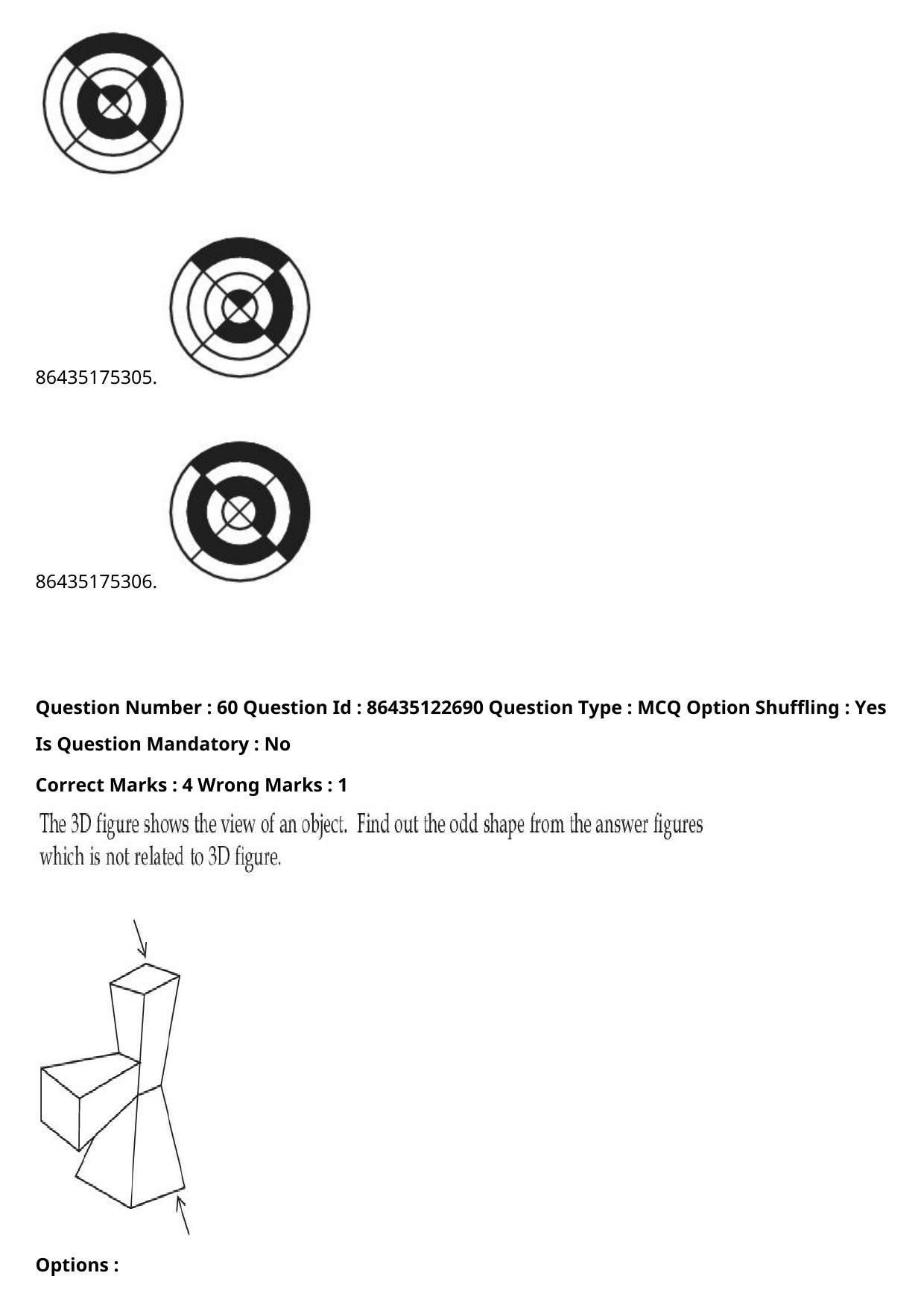 JEE Mains 2021: B Arch & B Planning English (Shift 2) 02-09-2021 Question Paper - Page 41