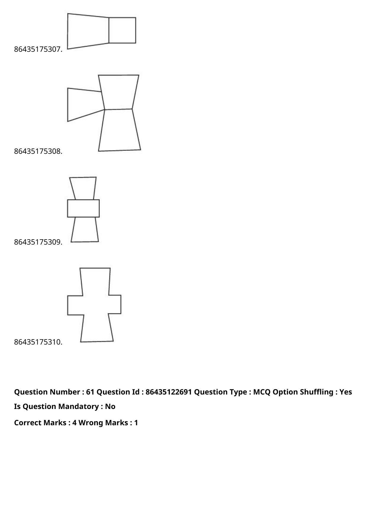 JEE Mains 2021: B Arch & B Planning English (Shift 2) 02-09-2021 Question Paper - Page 42