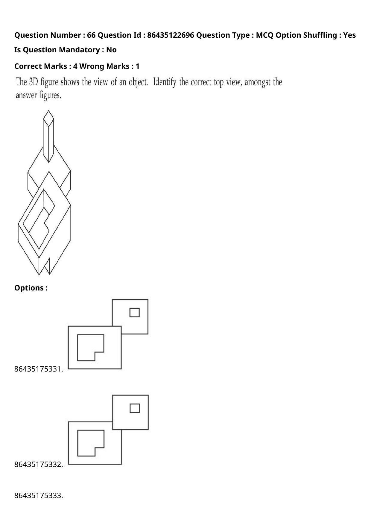 JEE Mains 2021: B Arch & B Planning English (Shift 2) 02-09-2021 Question Paper - Page 48