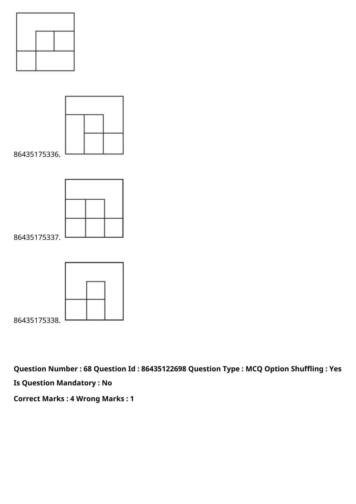 JEE Mains 2021: B Arch & B Planning English (Shift 2) 02-09-2021 Question Paper - Page 50