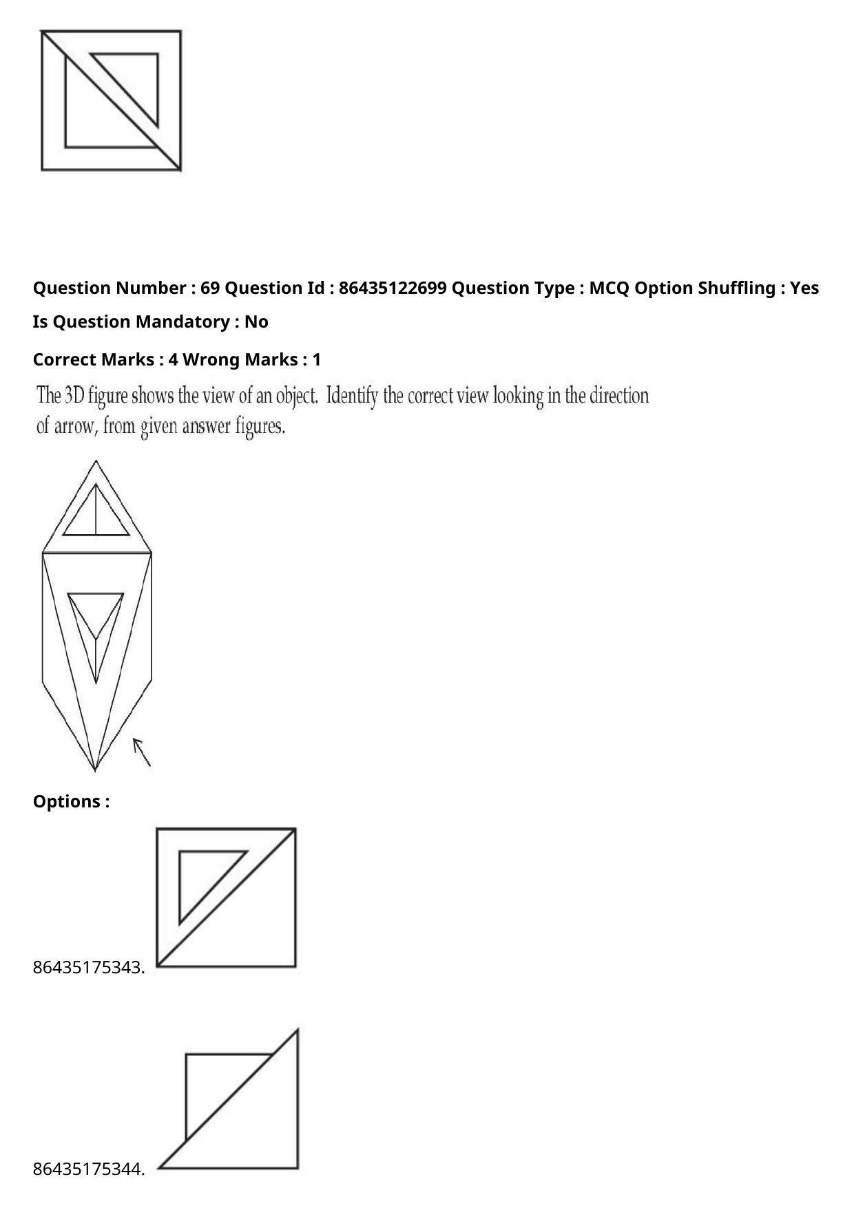 JEE Mains 2021: B Arch & B Planning English (Shift 2) 02-09-2021 Question Paper - Page 52