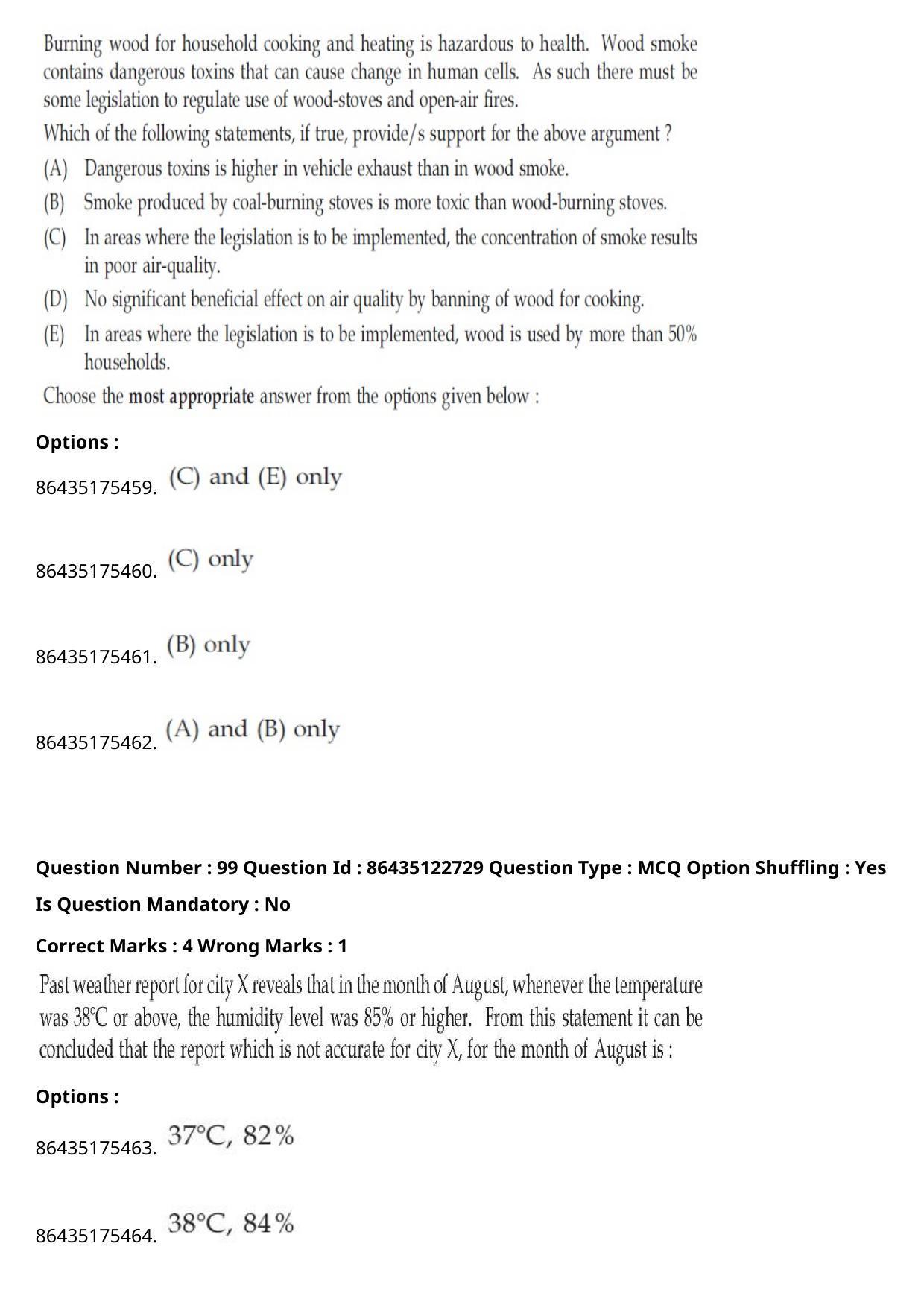 JEE Mains 2021: B Arch & B Planning English (Shift 2) 02-09-2021 Question Paper - Page 74