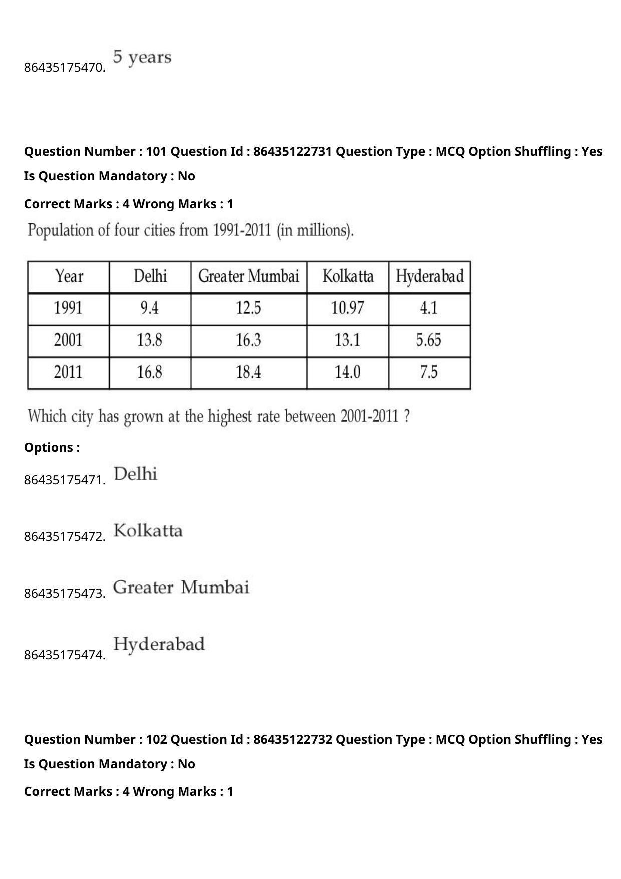 JEE Mains 2021: B Arch & B Planning English (Shift 2) 02-09-2021 Question Paper - Page 76