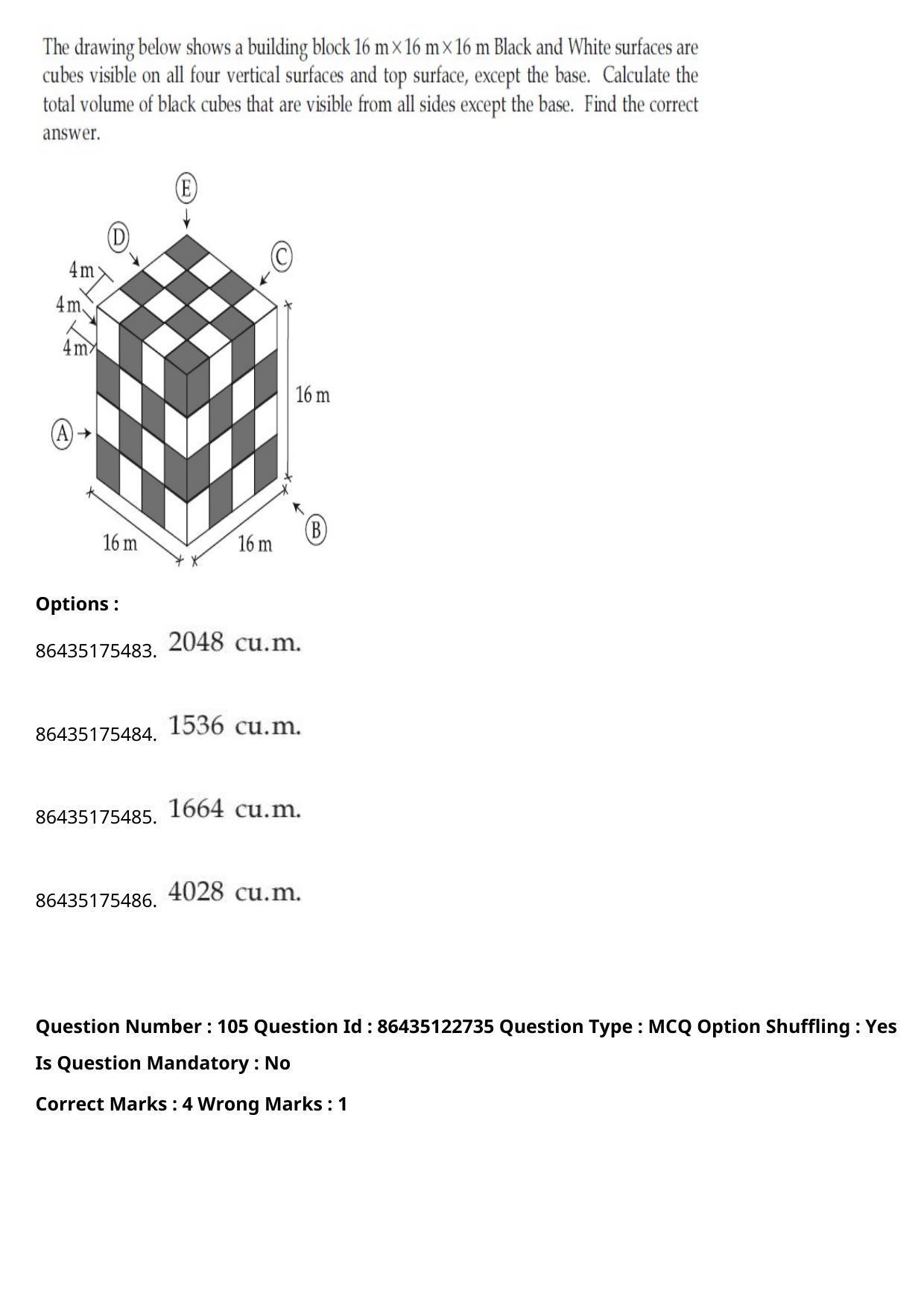 JEE Mains 2021: B Arch & B Planning English (Shift 2) 02-09-2021 Question Paper - Page 79