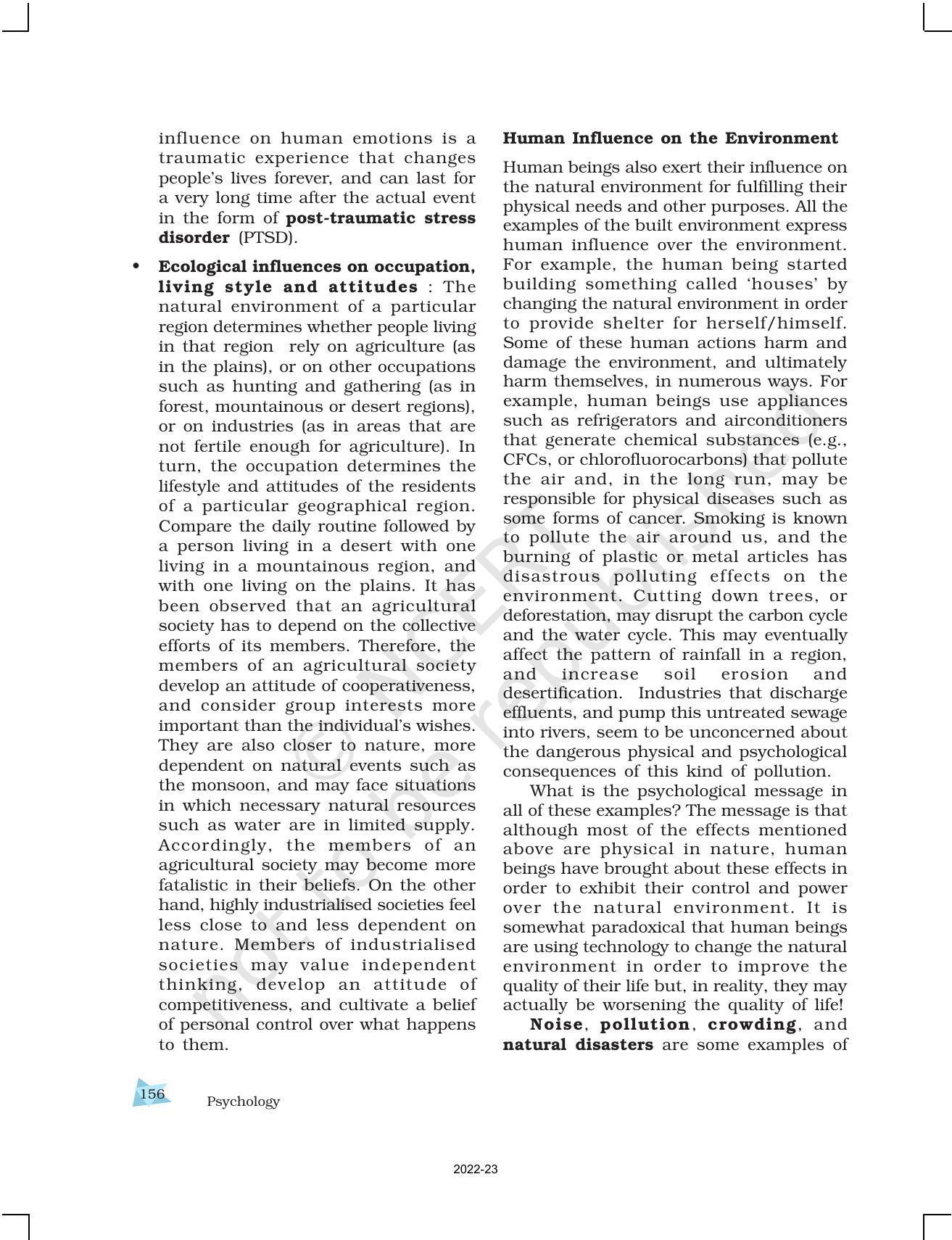 NCERT Book for Class 12 Psychology Chapter 8 Psychology and Life - Page 5