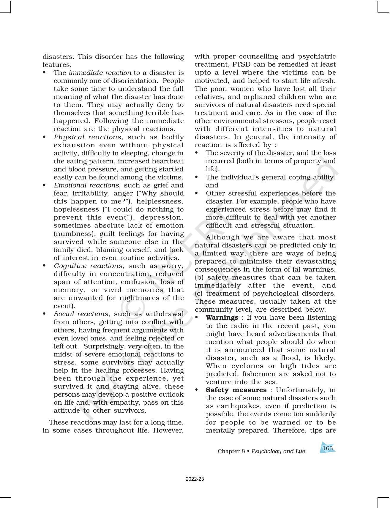 NCERT Book for Class 12 Psychology Chapter 8 Psychology and Life - Page 12