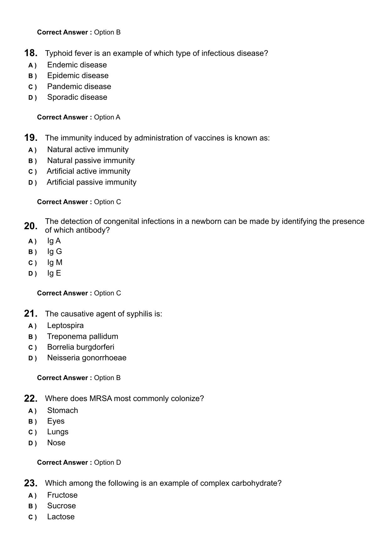 Kerala PG Nursing 2024 Question Paper with Answer Key - Page 4