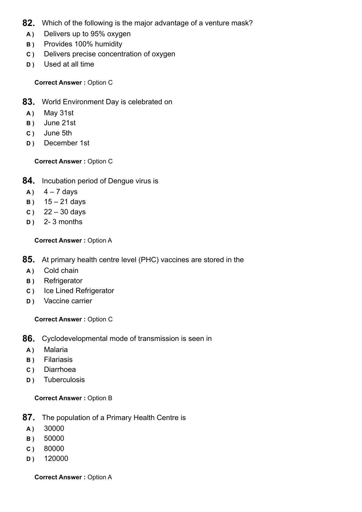 Kerala PG Nursing 2024 Question Paper with Answer Key - Page 15