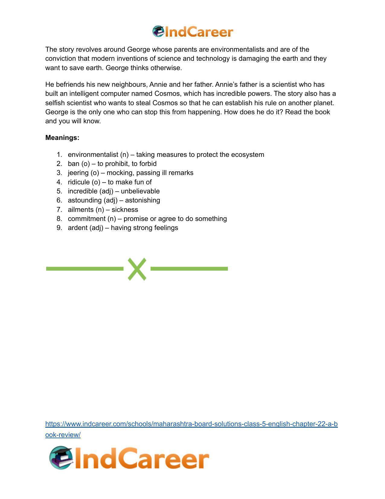 Maharashtra Board Solutions Class 5-English: Chapter 22- A Book Review - Page 6