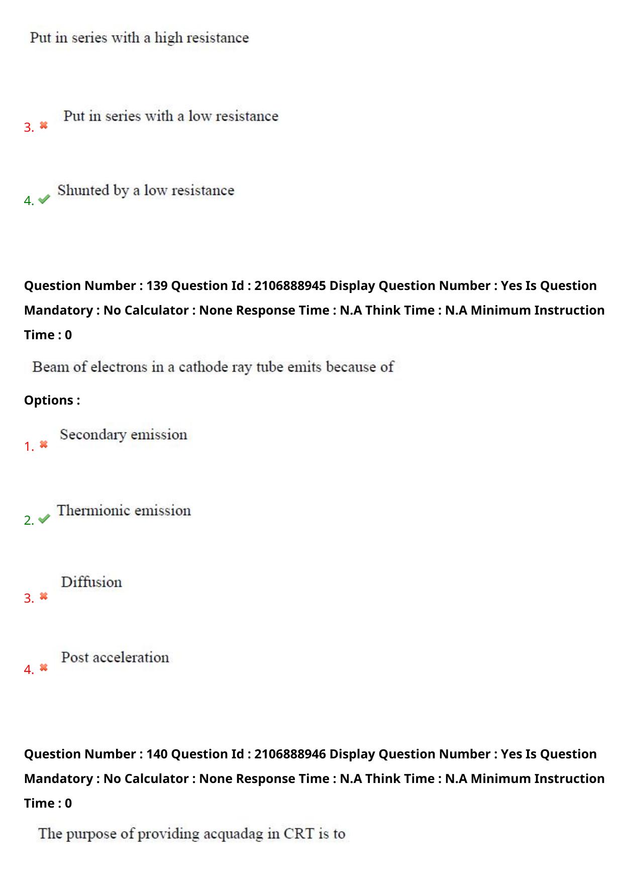 AP ECET 2024 Electronics and Instrumentation Engineering (Shift 2) Question Paper wth Key - Page 88