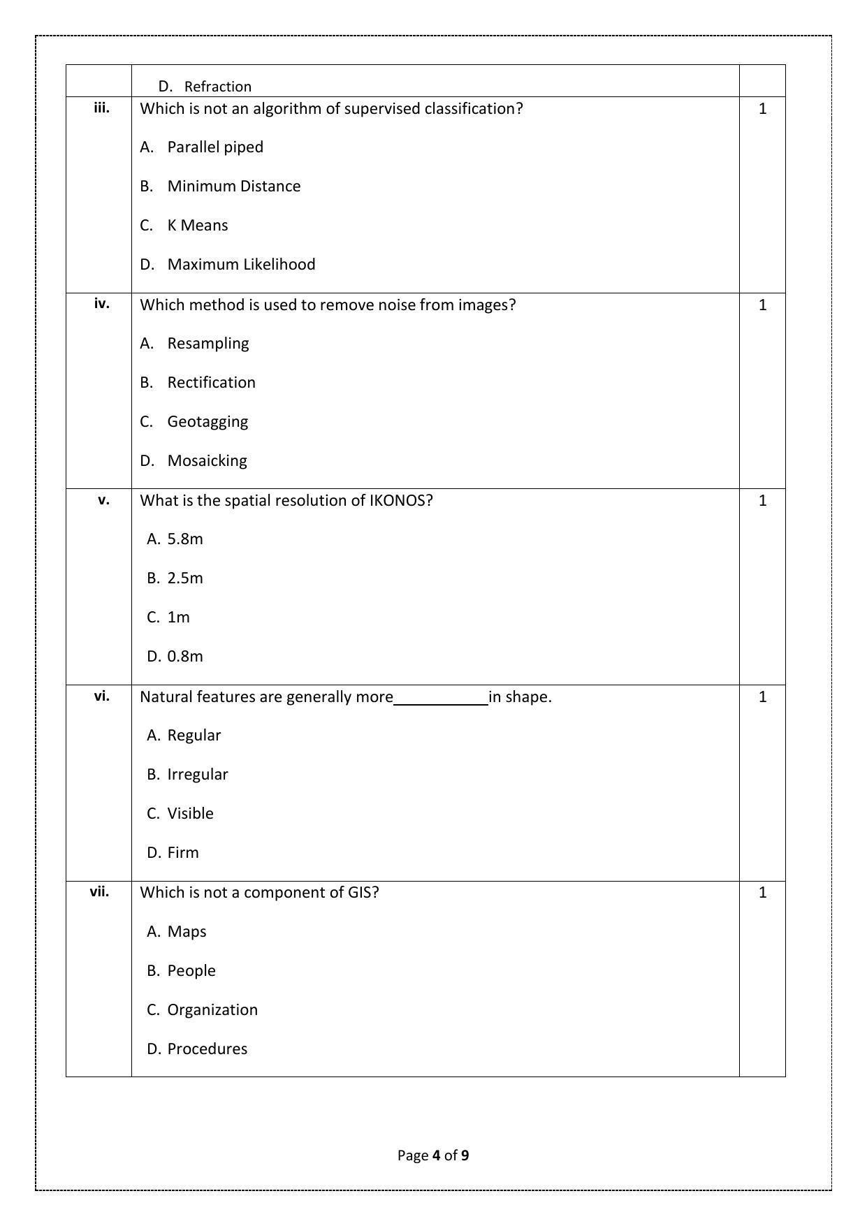 CBSE Class 10 Geospatial Technology (Skill Education) Sample Papers 2023 - Page 4