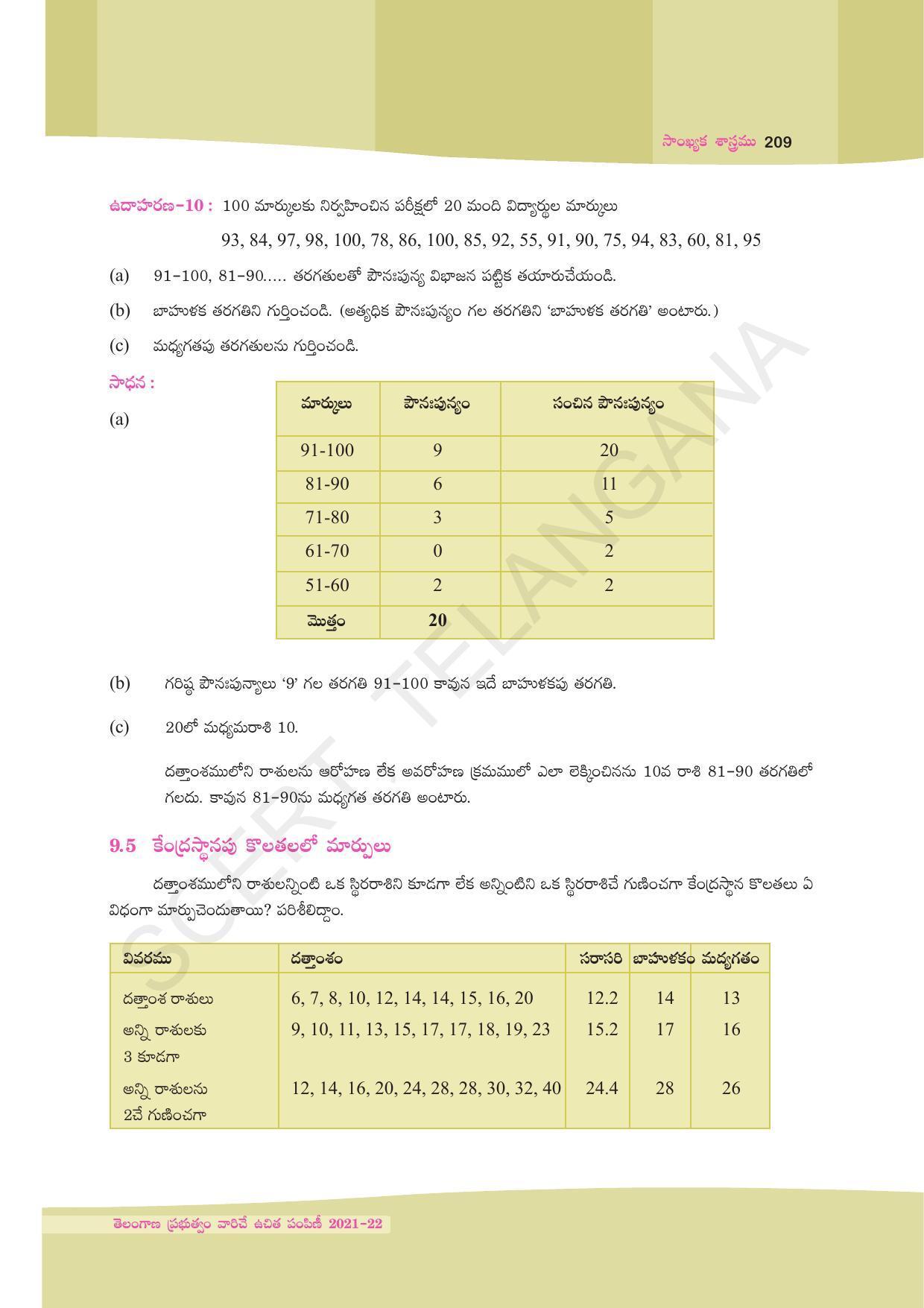 TS SCERT Class 9 Maths (Telugu Medium) Text Book - Page 135