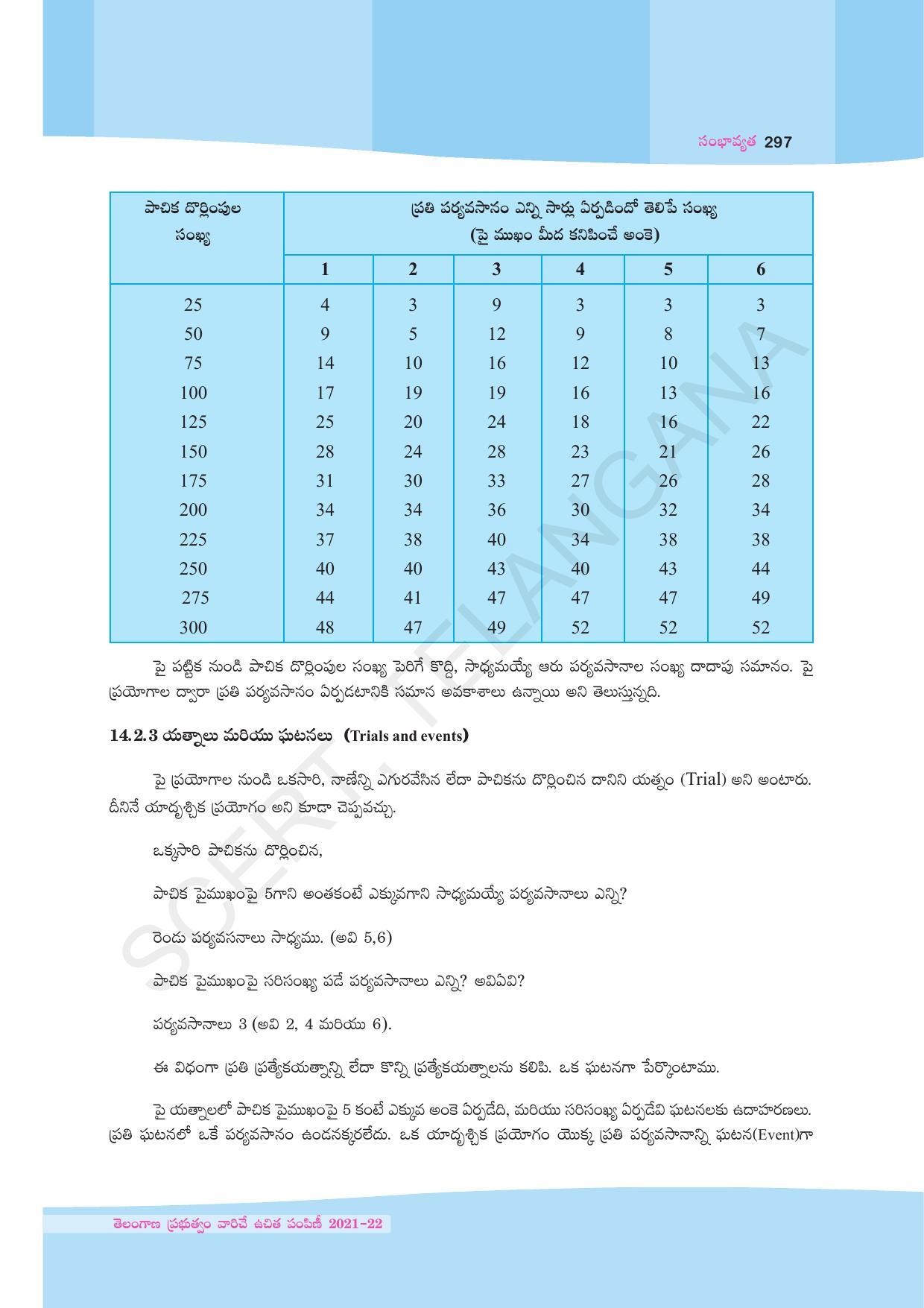 TS SCERT Class 9 Maths (Telugu Medium) Text Book - Page 223