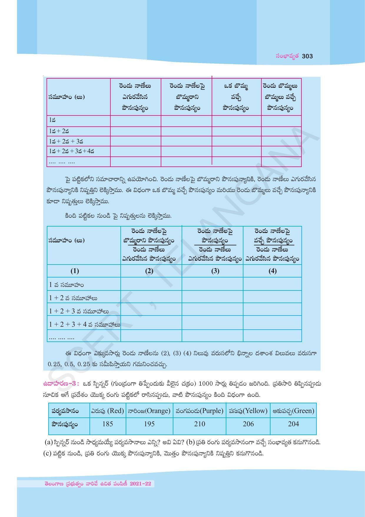 TS SCERT Class 9 Maths (Telugu Medium) Text Book - Page 229
