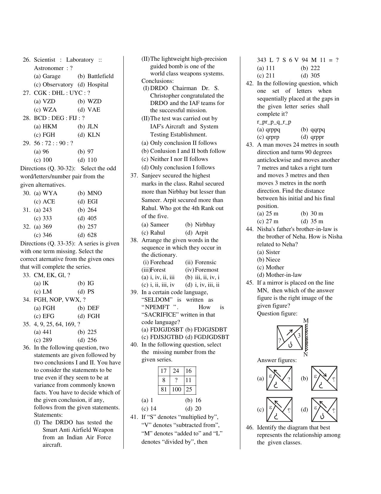 CUET General Knowledge Sample Paper 4 - Page 2