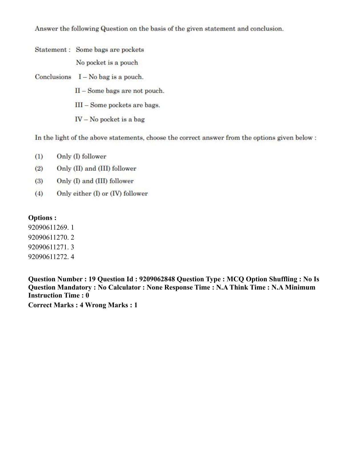 CUET PG 2023: ACQP07 – Dharmashastra (BHU) (Eng.)-Shift 3 (06-06-2023) Question Paper - Page 31