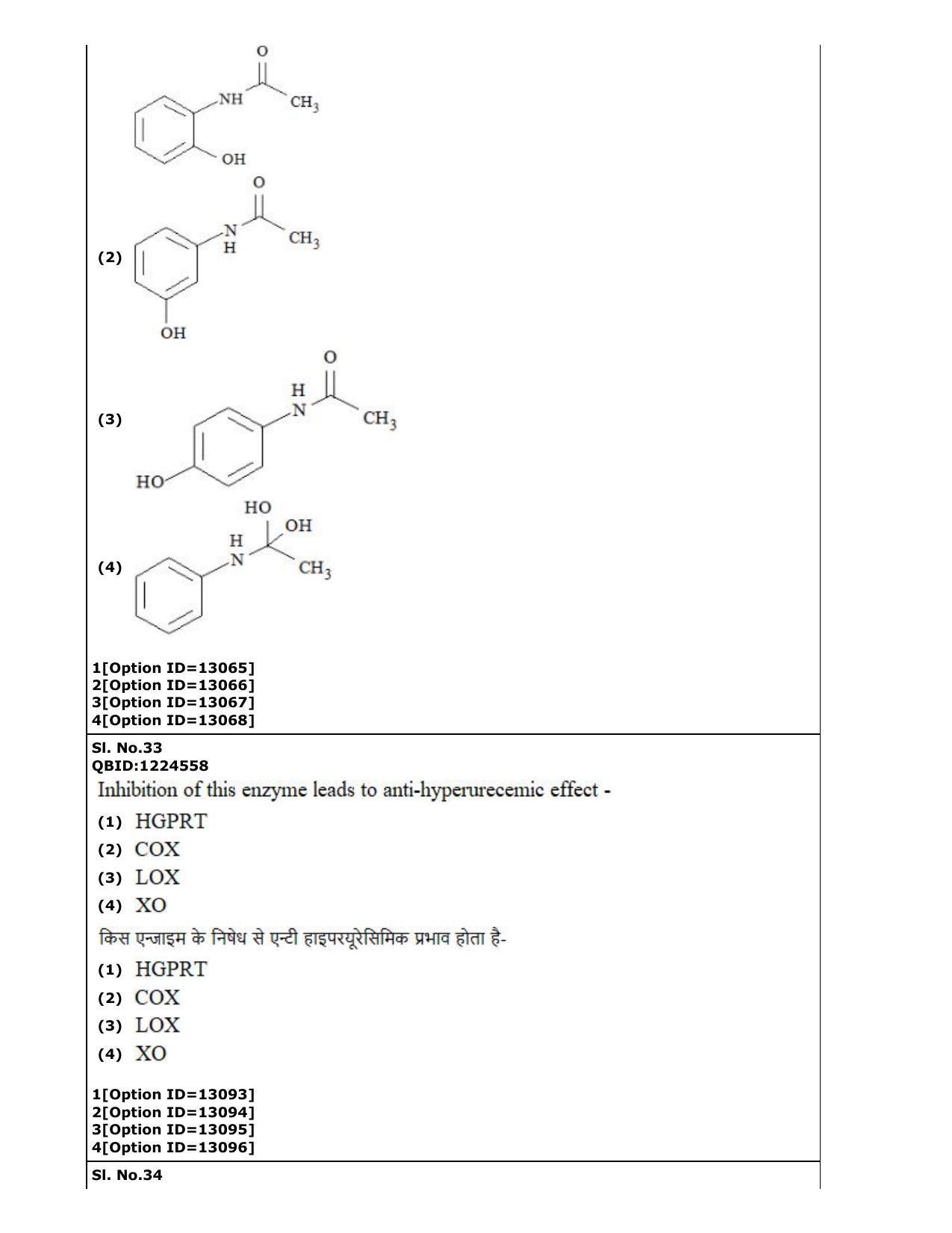 CUET (PG) 2022: PGQP-24 Pharmacy (05-09-2022) Question Paper - Page 22
