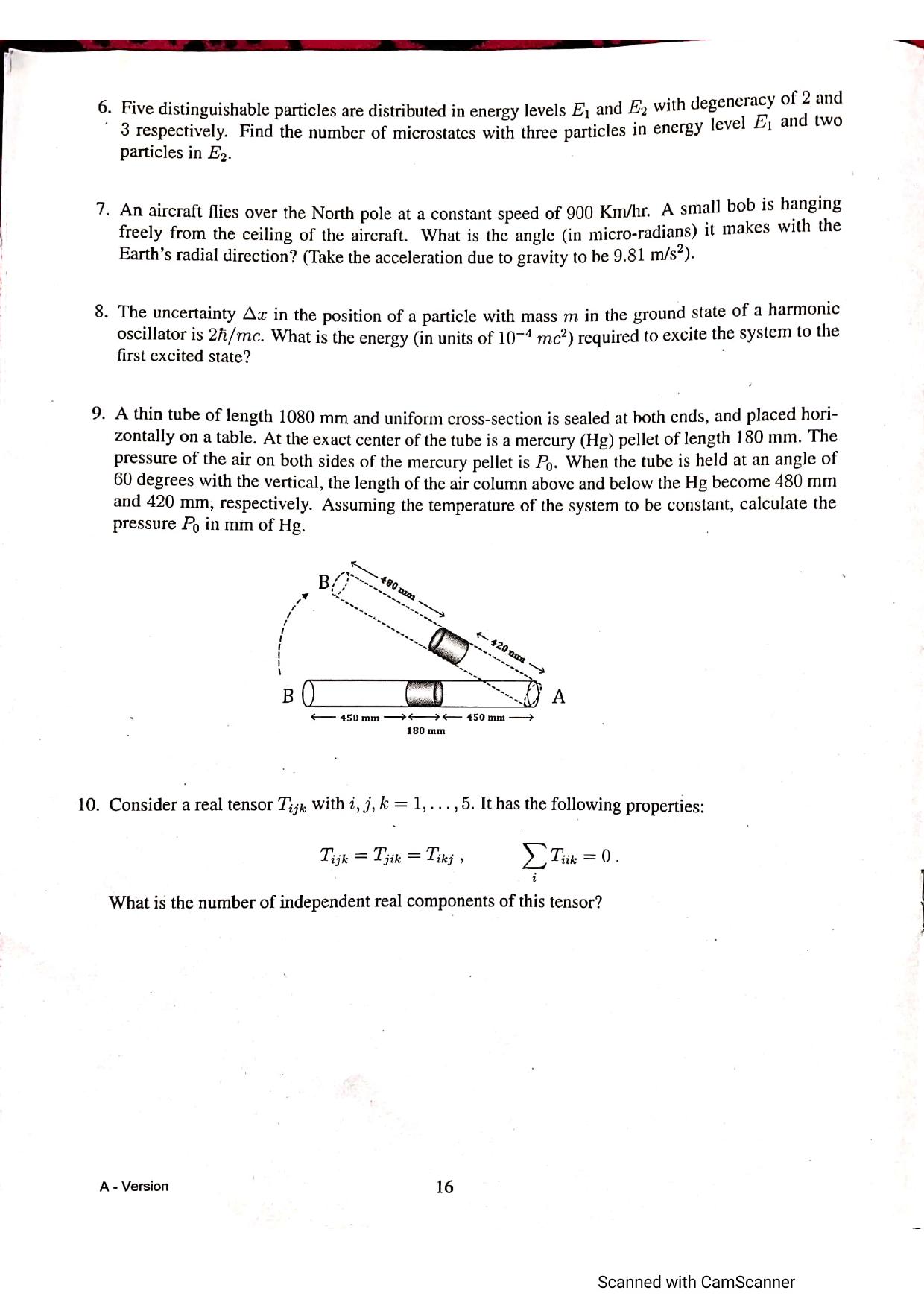 JEST 2021 Physics Question Paper with Answer key - Page 16