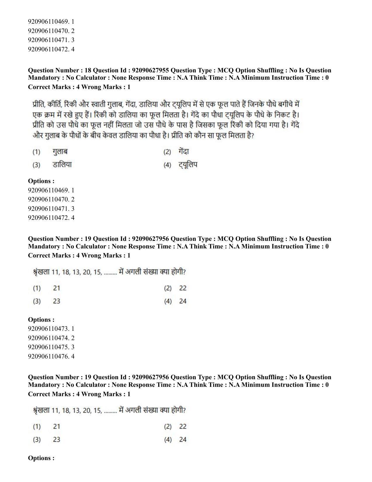 CUET PG 2023: COQP02 – Applied Geography and Geoinformatics (Hin) - Shift 1 (26-06-2023) Question Paper - Page 16