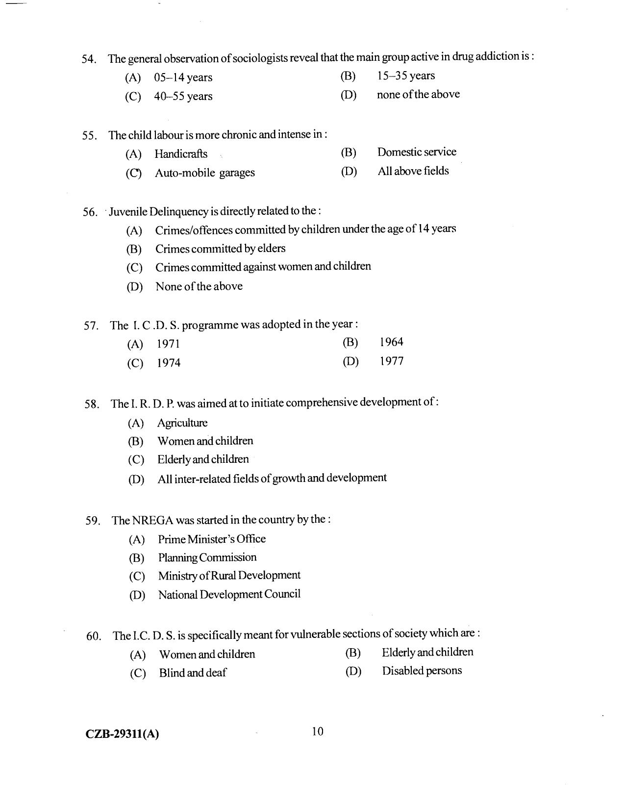 KUET 2024 M.A. Sociology Question Paper - Page 76