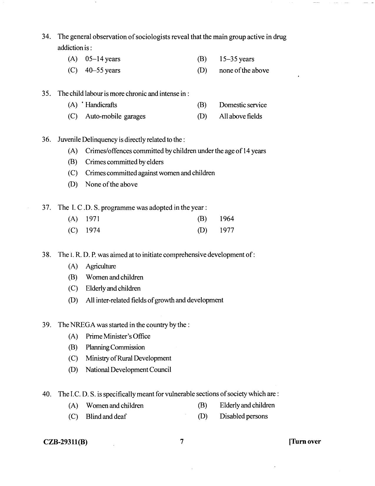 KUET 2024 M.A. Sociology Question Paper - Page 82