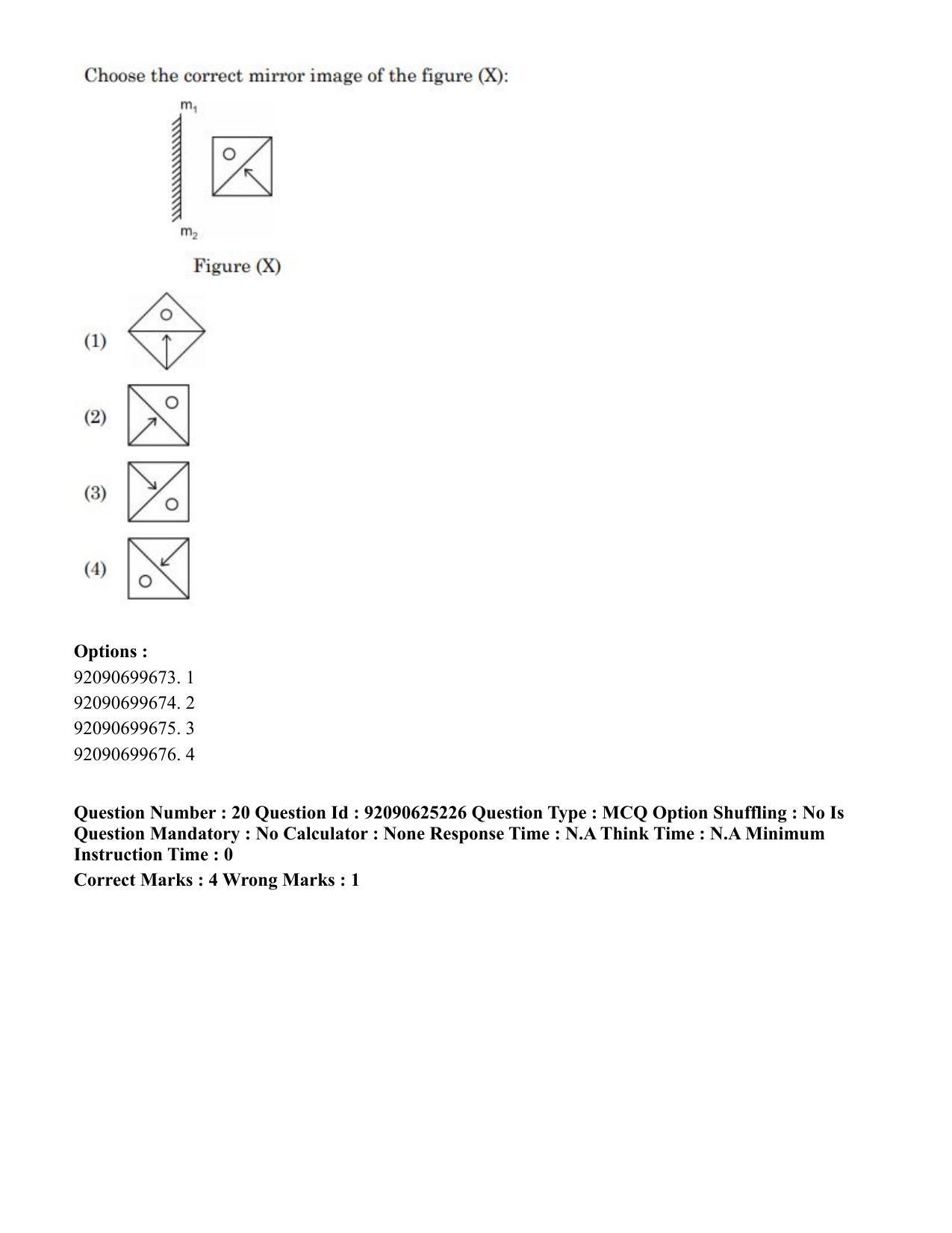 CUET PG 2023: MTQP04 – Data Science, Artifical Intelligence, Cyber Security & Computer Science (Eng) - Shift 2 (26-06-2023) Question Paper - Page 20