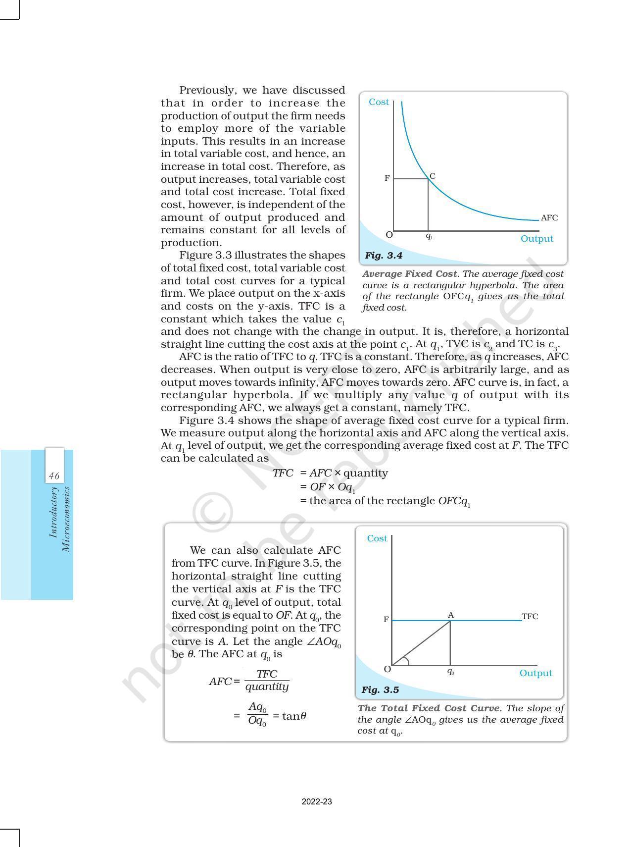 NCERT Book for Class 12 Economics (Microeconomics) Chapter 3 Production and Costs - Page 11