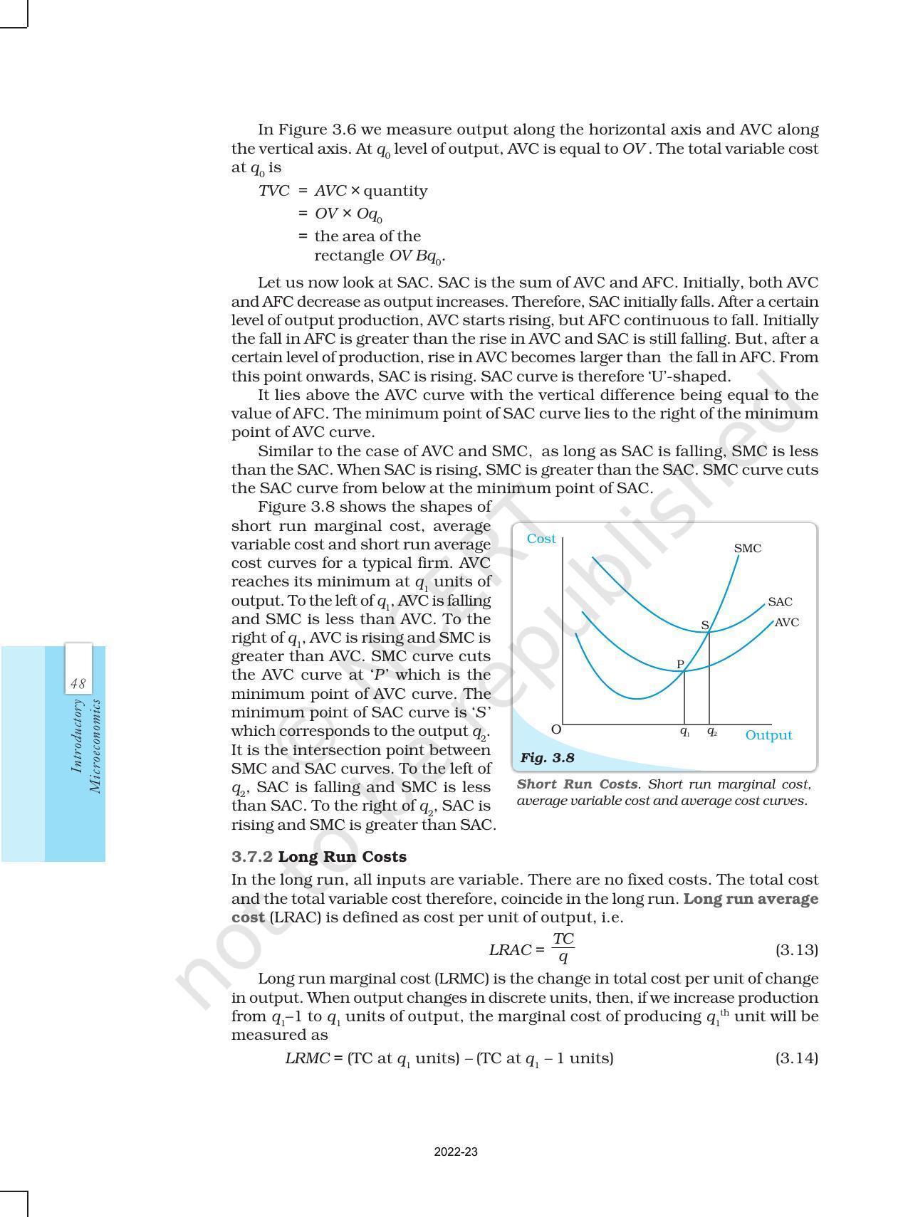 NCERT Book for Class 12 Economics (Microeconomics) Chapter 3 Production and Costs - Page 13
