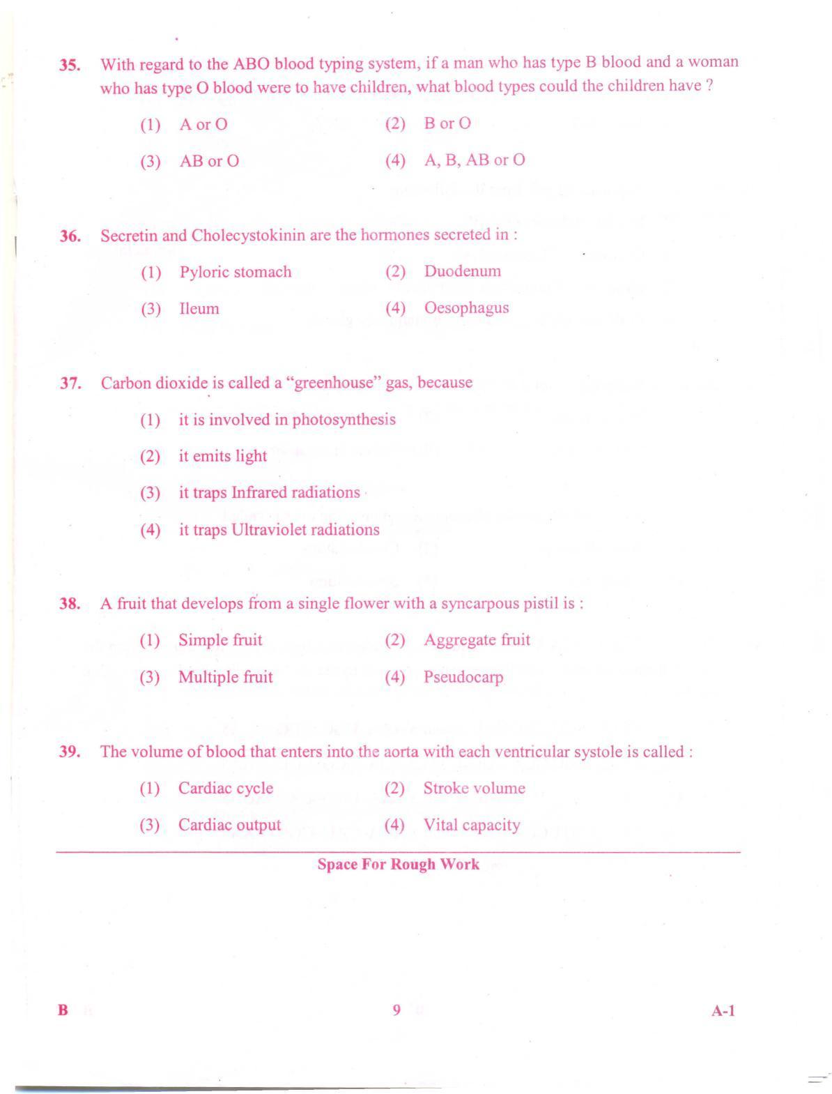 KCET Biology 2012 Question Papers - Page 9