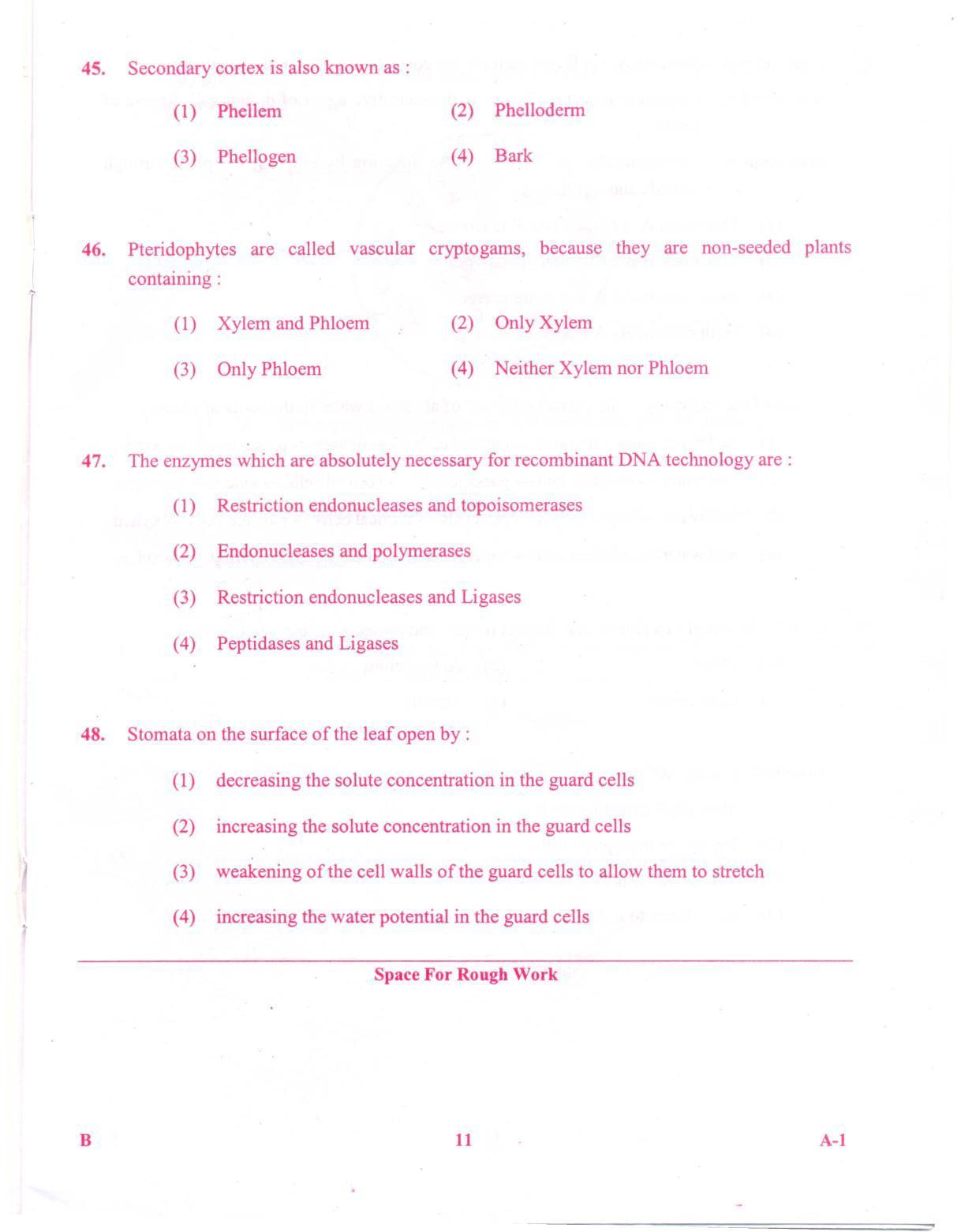 KCET Biology 2012 Question Papers - Page 11