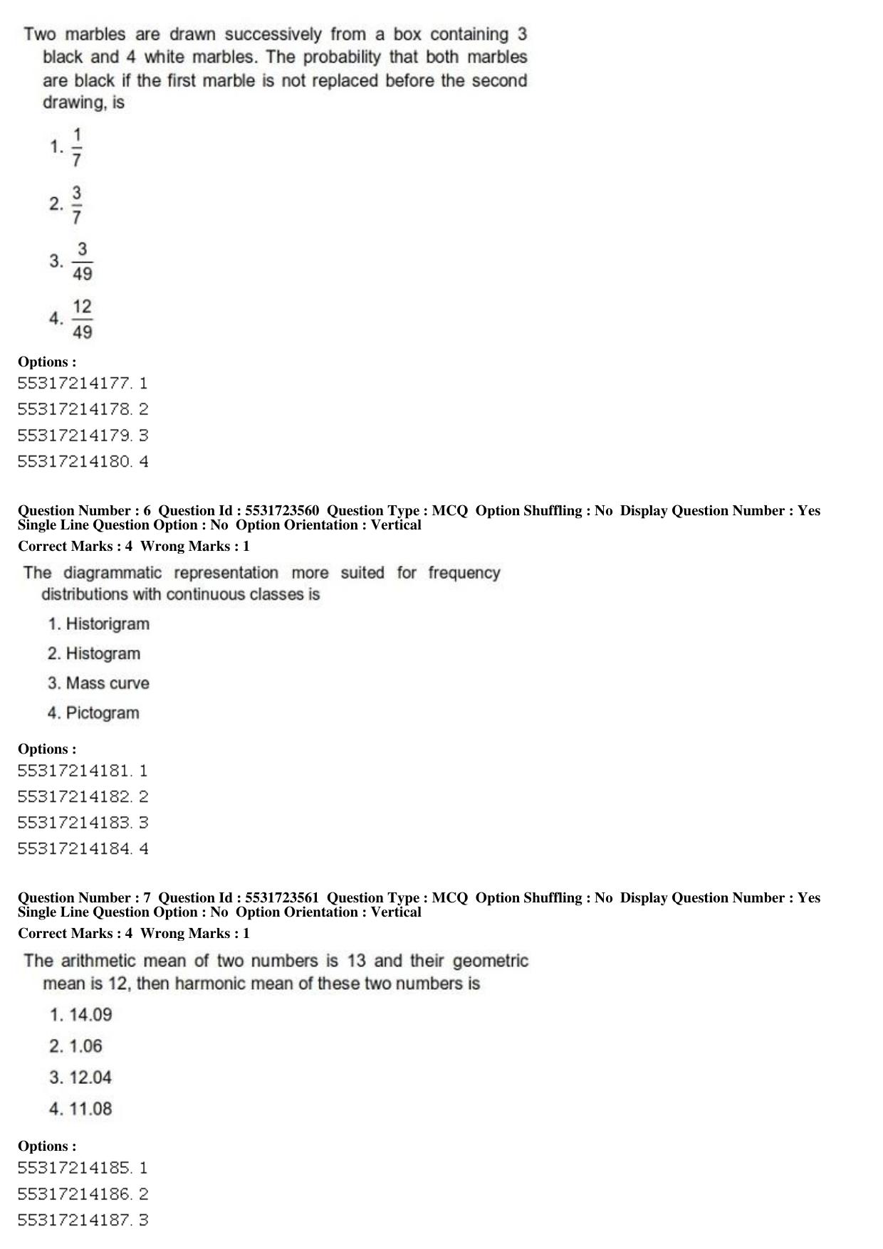ICAR AIEEA PG 2019 WATER SCIENCE AND TECHNOLOGY Question Paper - Page 4