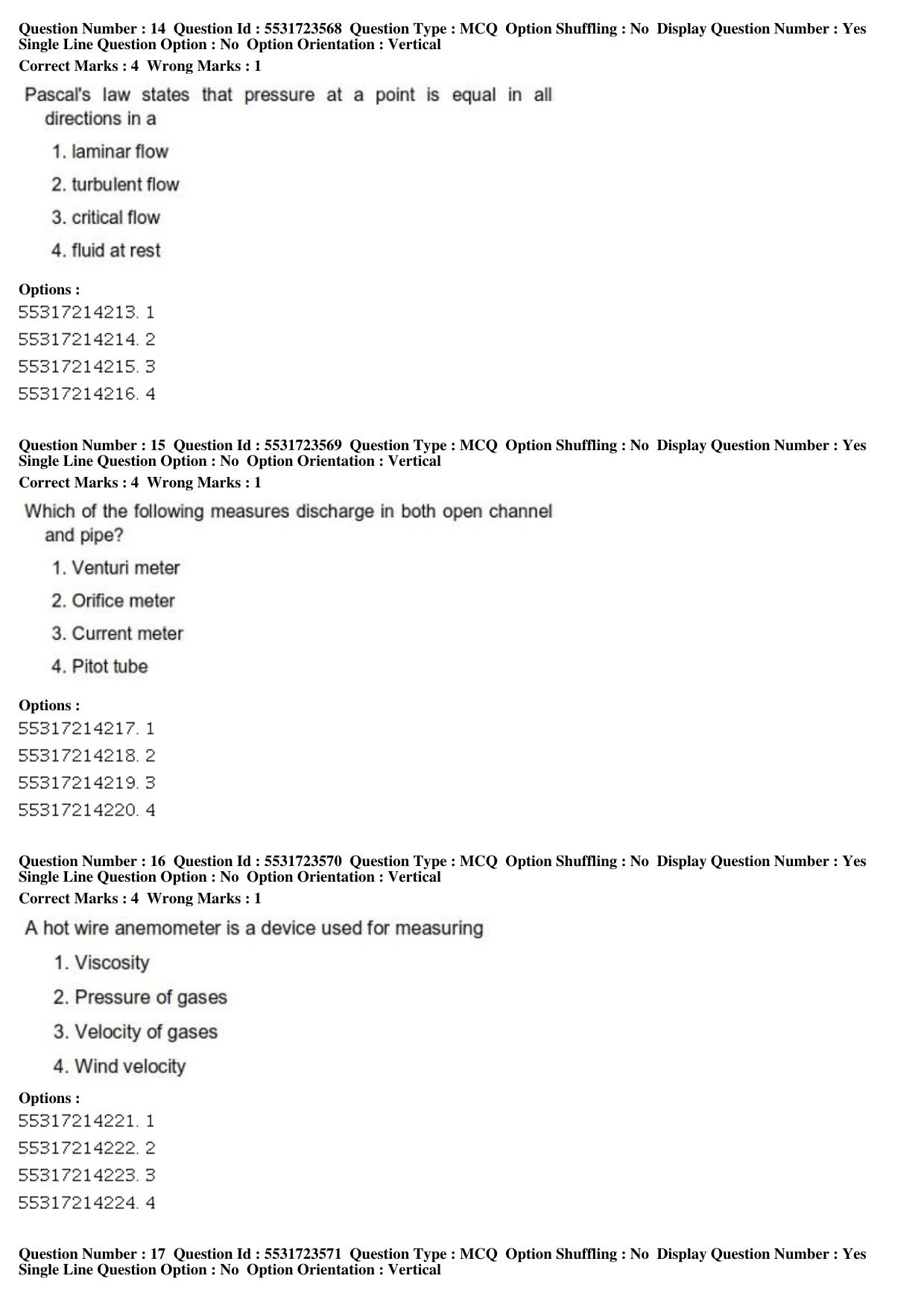 ICAR AIEEA PG 2019 WATER SCIENCE AND TECHNOLOGY Question Paper - Page 7